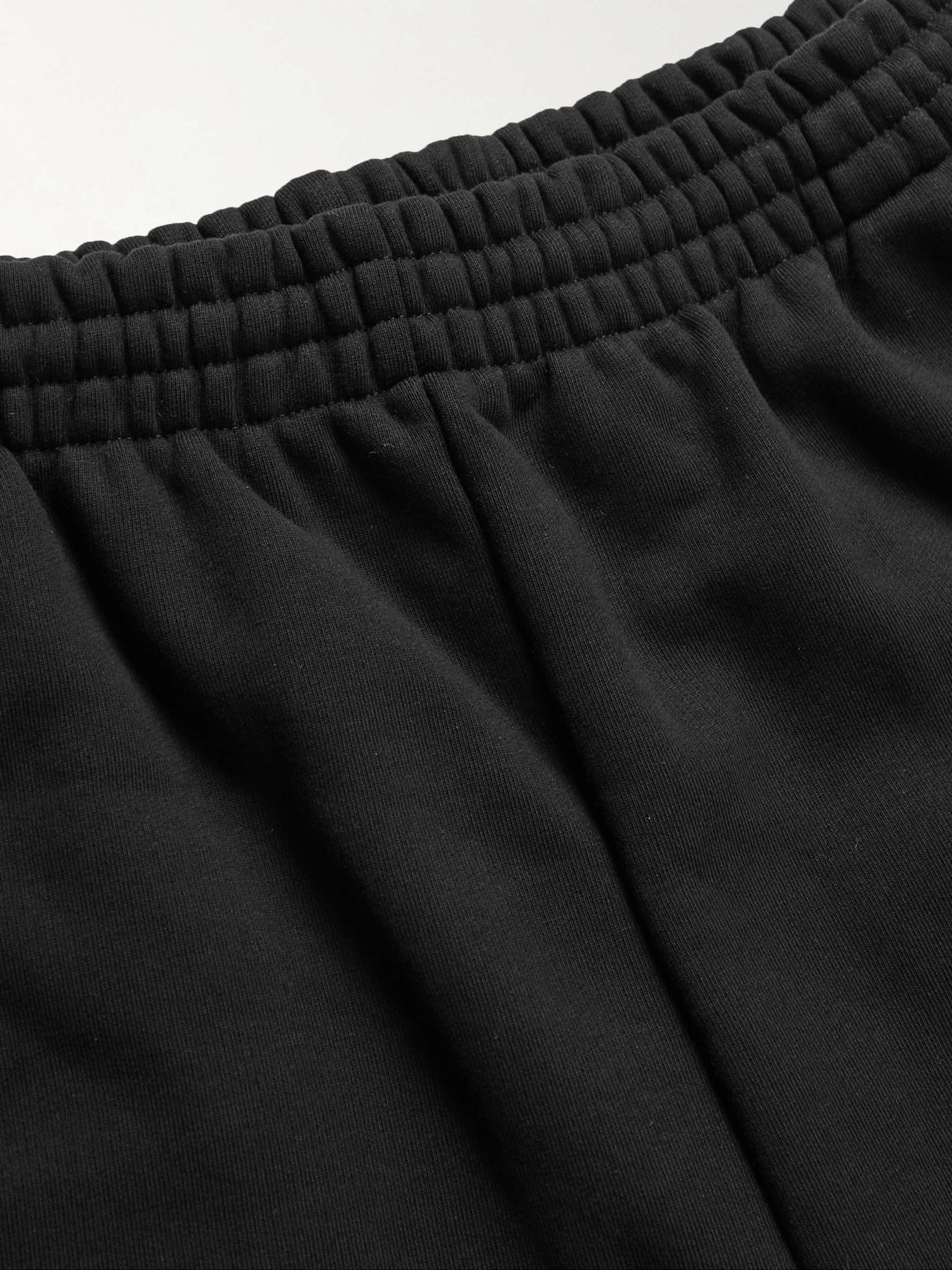 BALENCIAGA Logo-Embroidered Cotton-Jersey Sweatpants