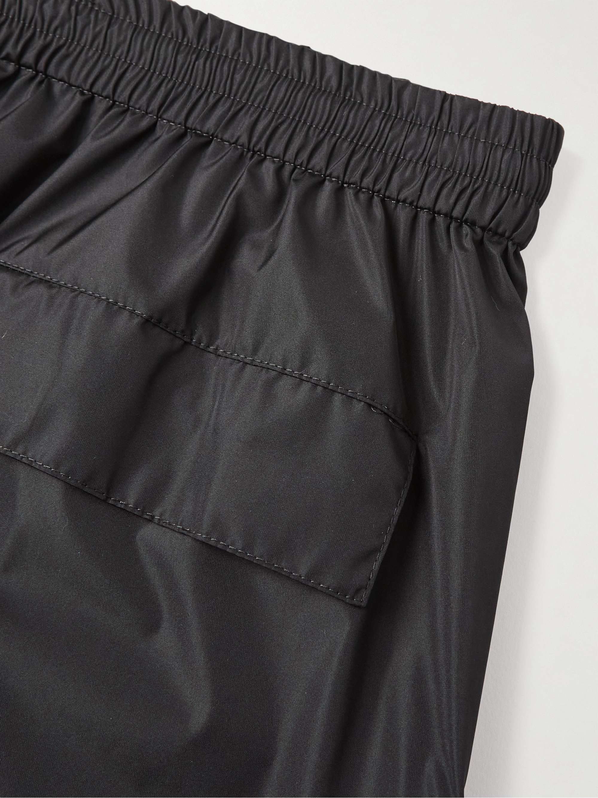 BALENCIAGA Wide-Leg Logo-Embroidered Shell Cargo Trousers