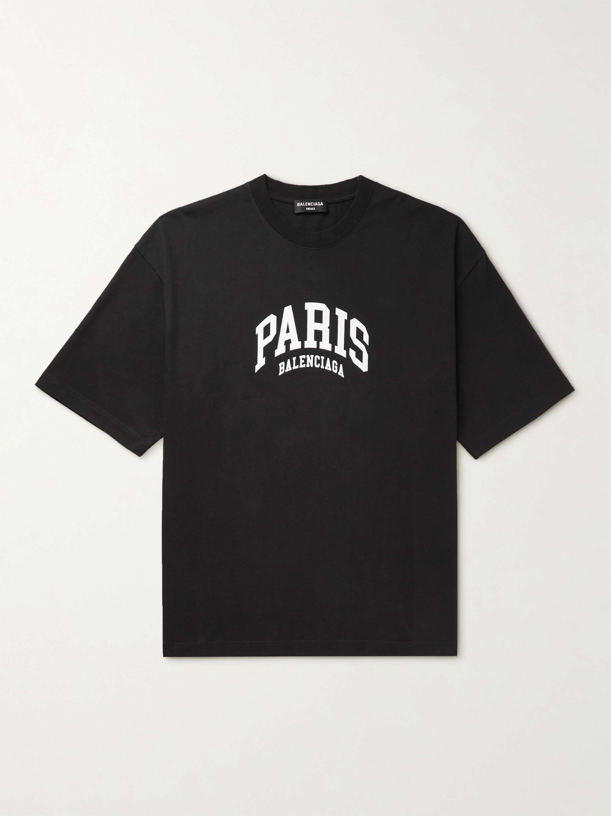 BALENCIAGA Printed Cotton-Jersey T-Shirt for Men | MR PORTER