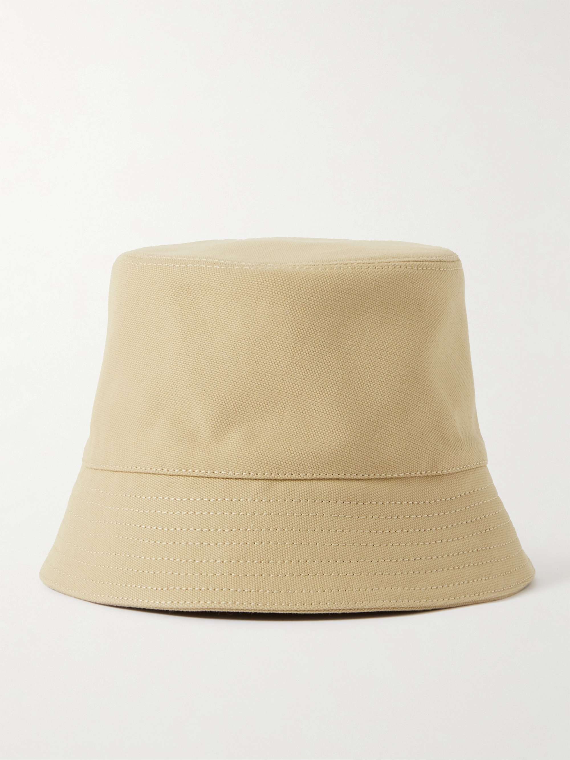 LOEWE + Paula's Ibiza Logo-Appliquéd Cotton-Twill Bucket Hat for Men ...