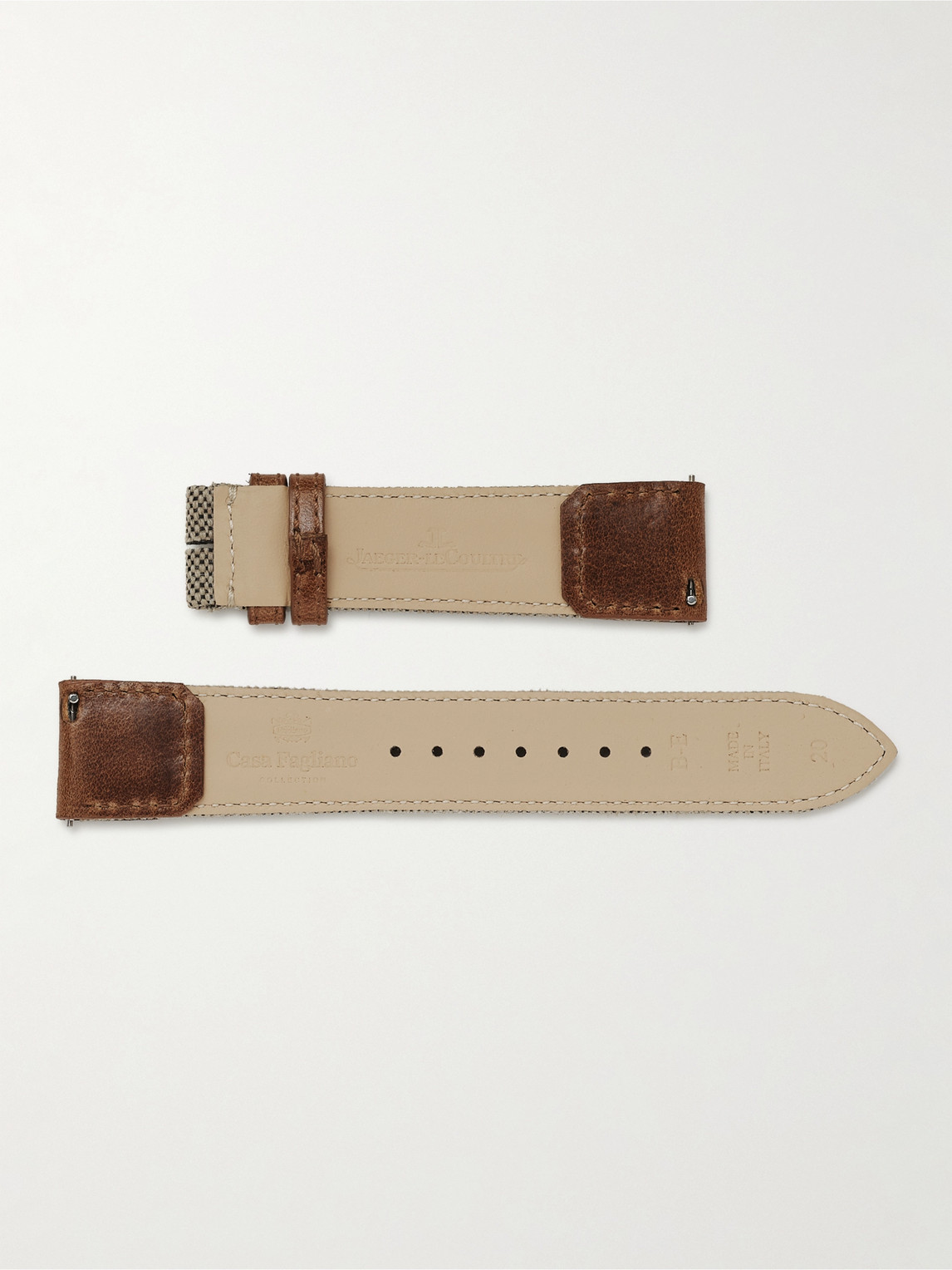 Jaeger-LeCoultre Reverso Leather-Trimmed Canvas Watch Strap