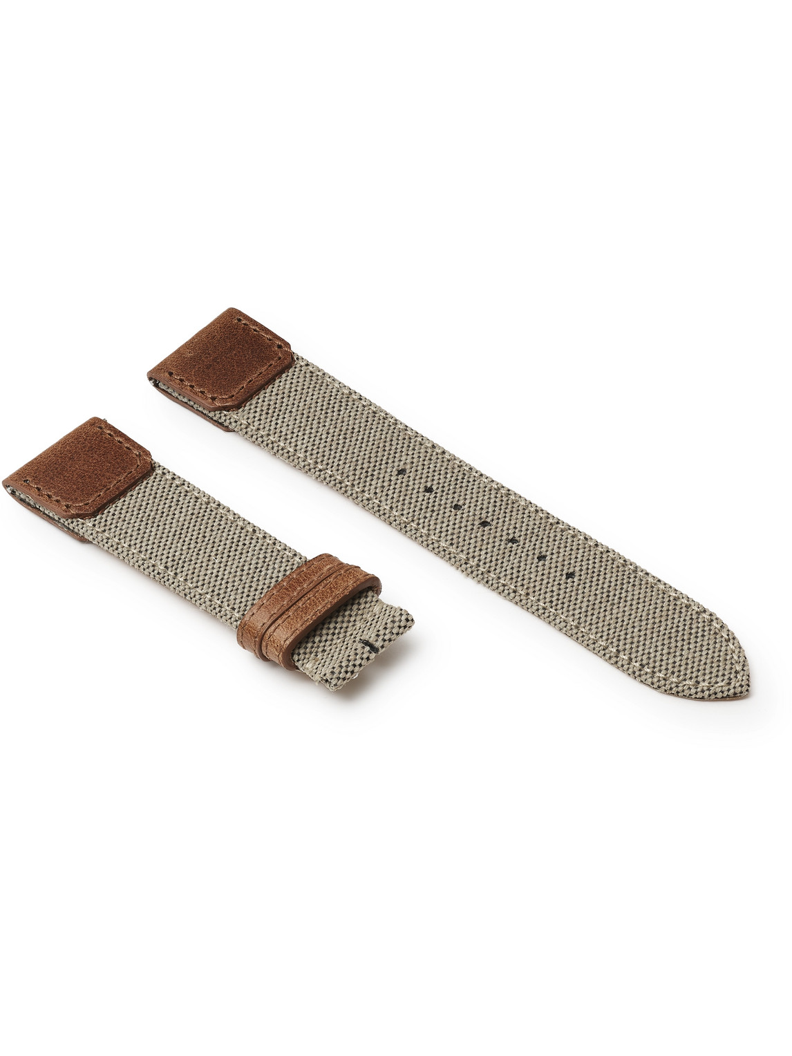 Jaeger-LeCoultre – Reverso Leather-Trimmed Canvas Watch Strap