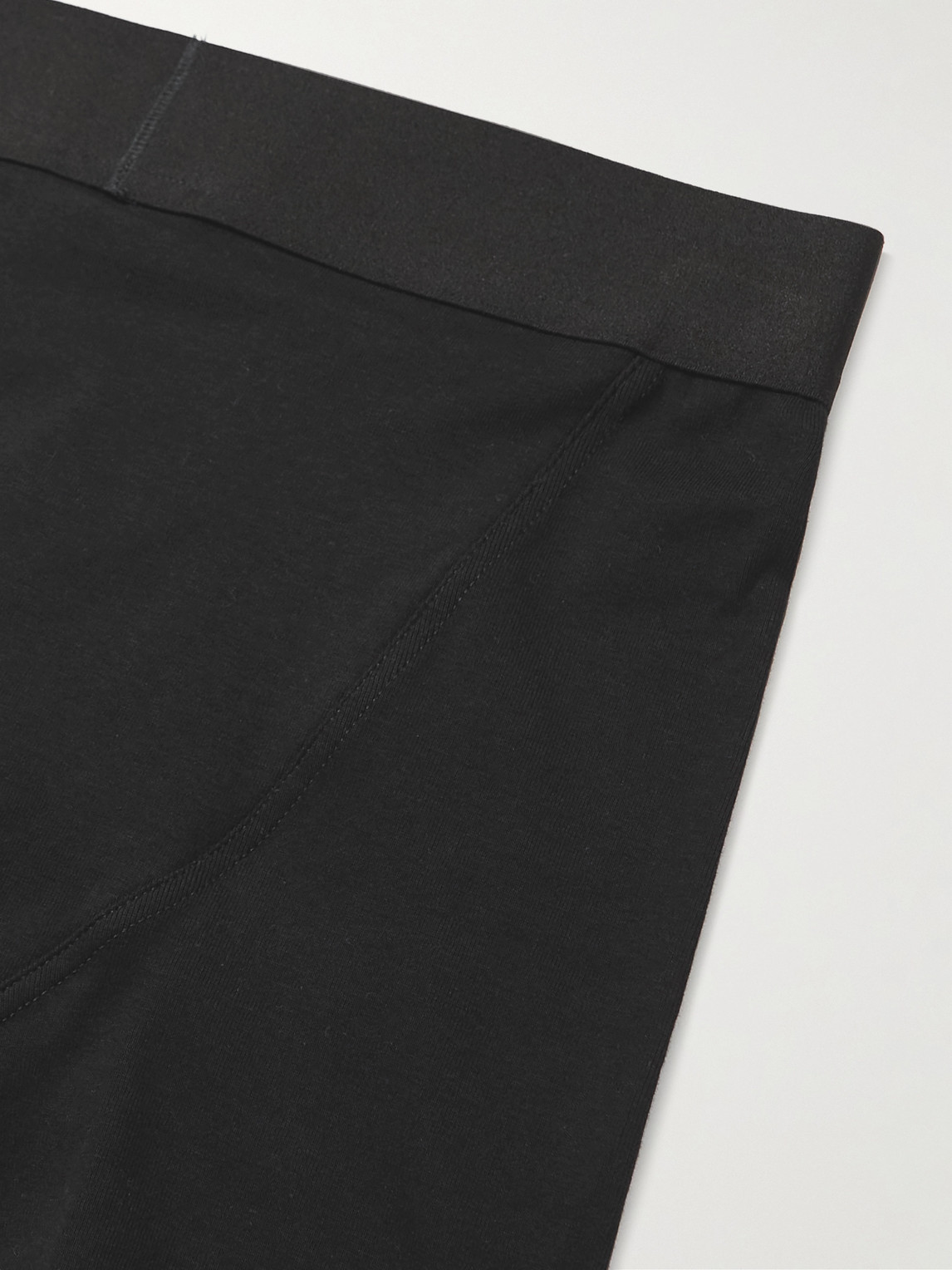 Shop Fear Of God Two-pack Stretch-cotton Jersey Boxer Briefs In Black