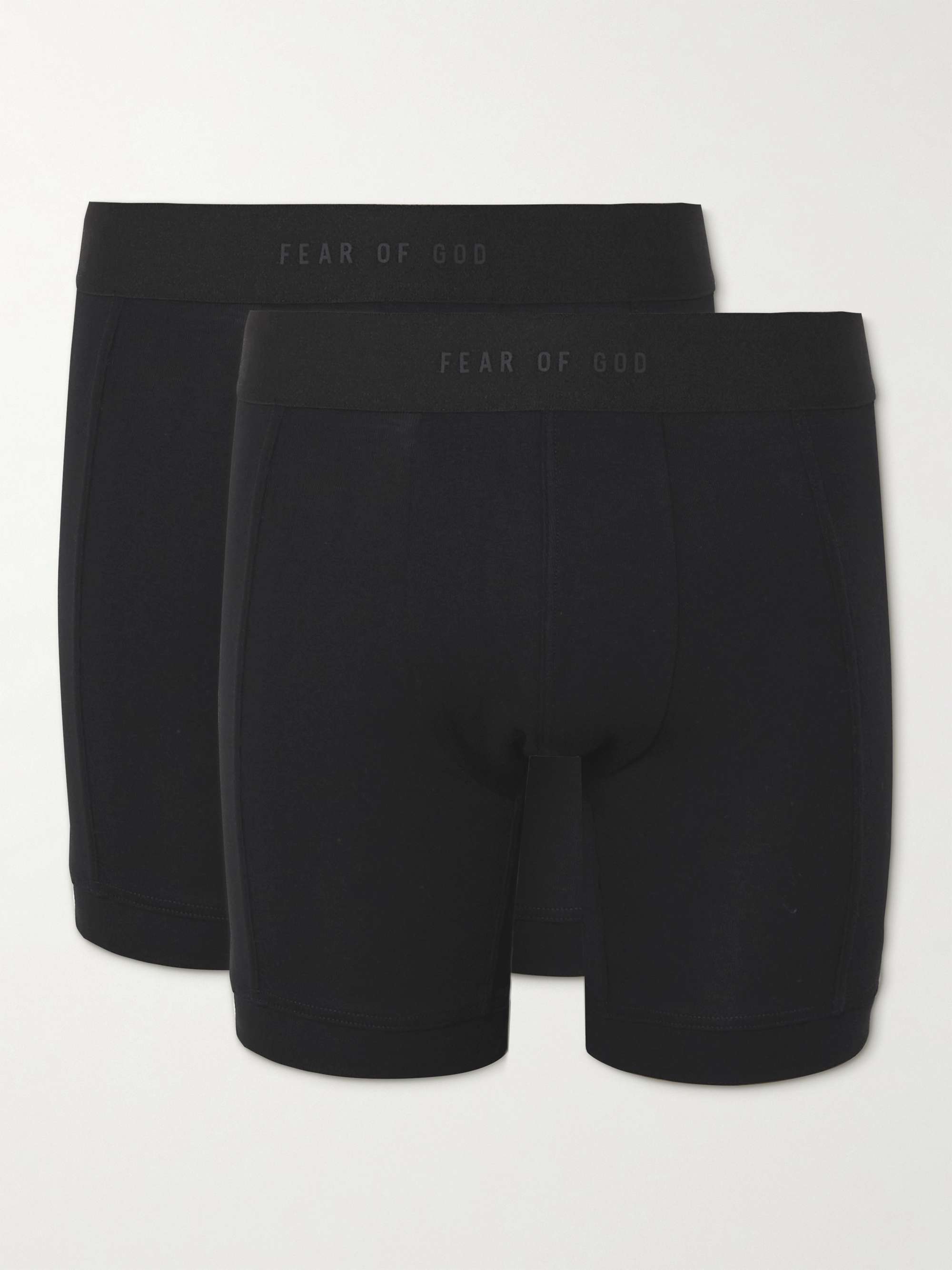 FEAR OF GOD Two-Pack Stretch-Cotton Jersey Boxer Briefs for Men