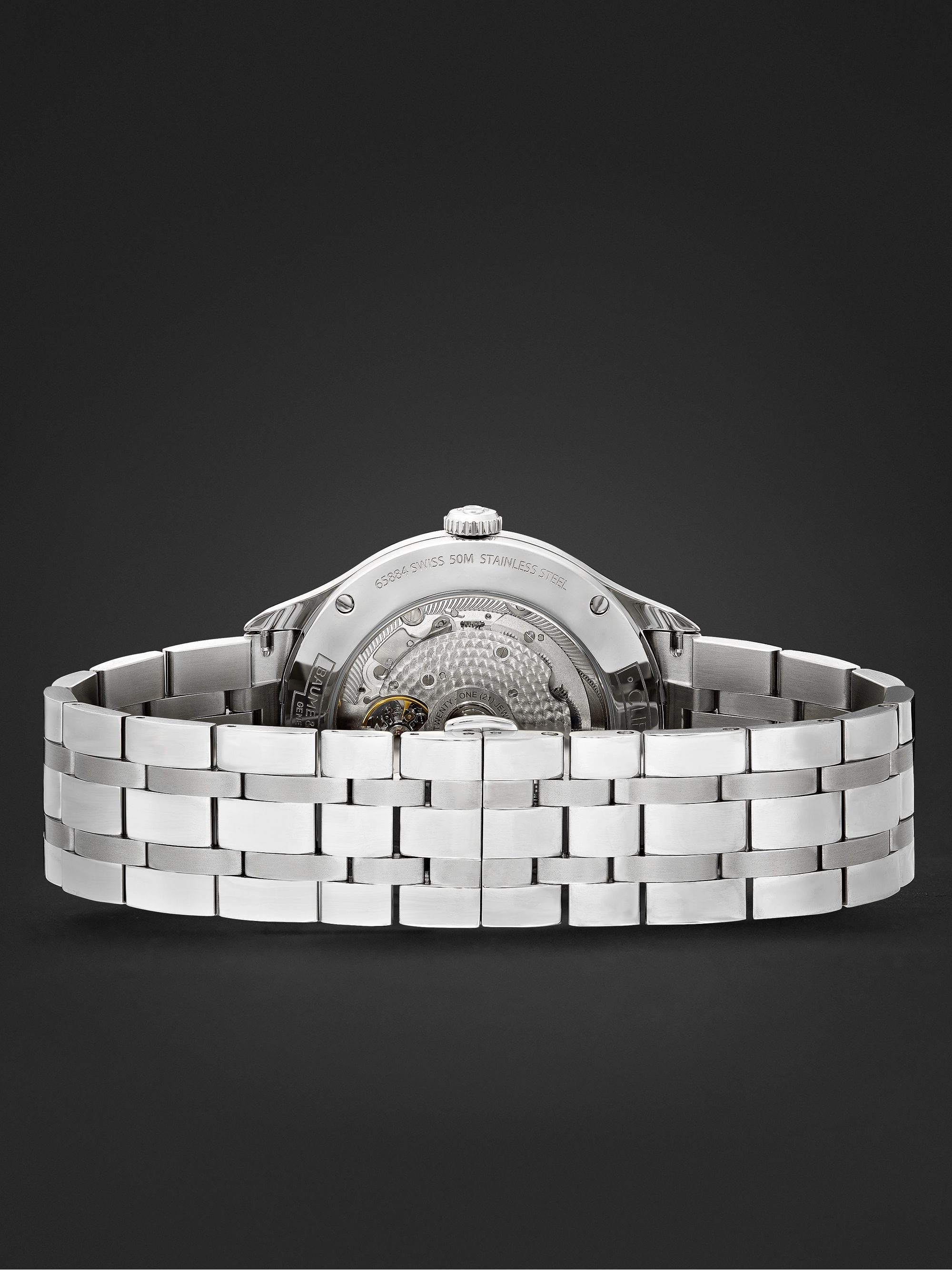 BAUME & MERCIER Clifton Baumatic Automatic Chronometer 40mm Stainless Steel Watch, Ref. No. M0A10468