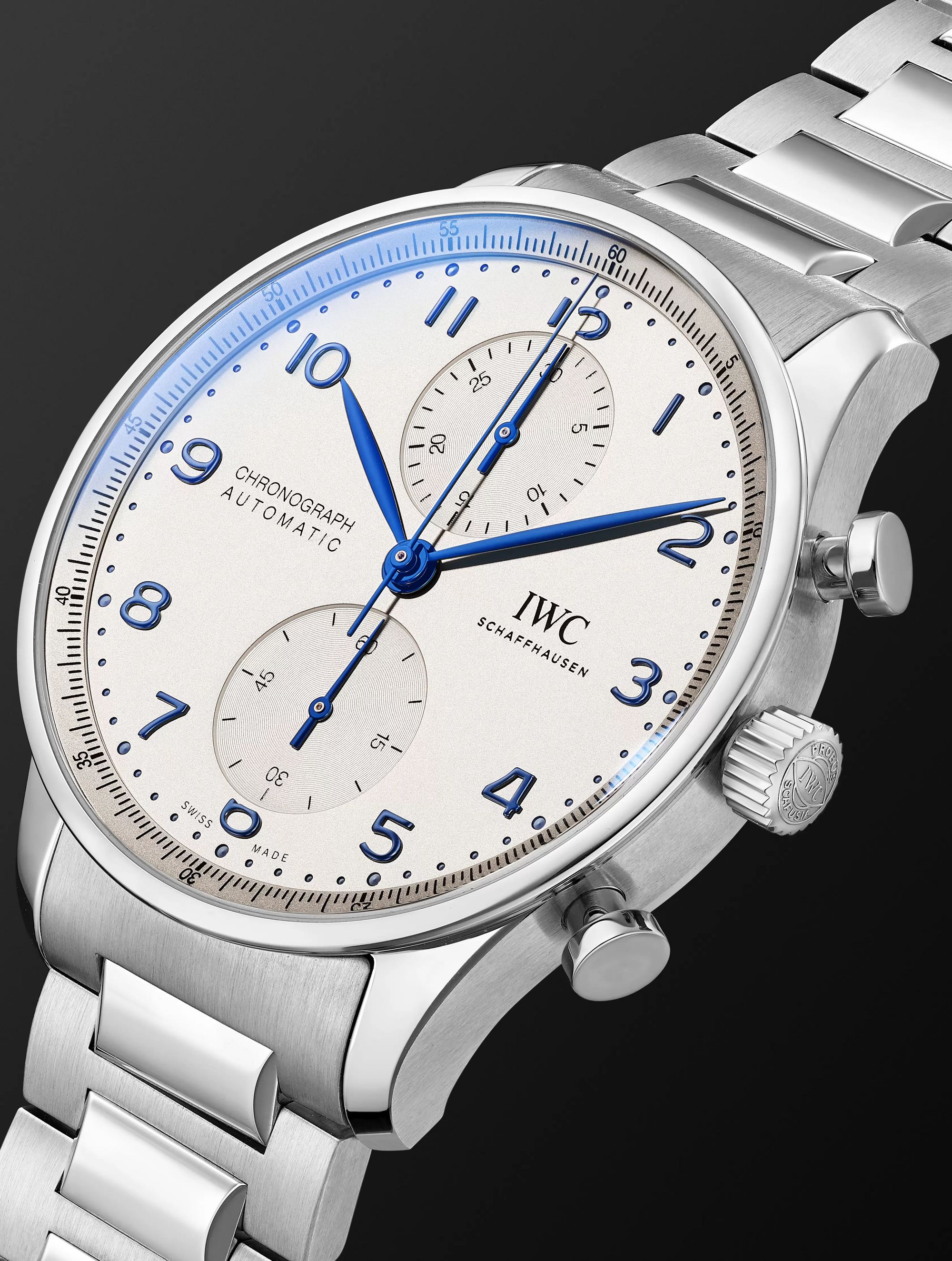 IWC SCHAFFHAUSEN Portugieser Chronograph 41mm Stainless Steel Watch, Ref. No. IW371617