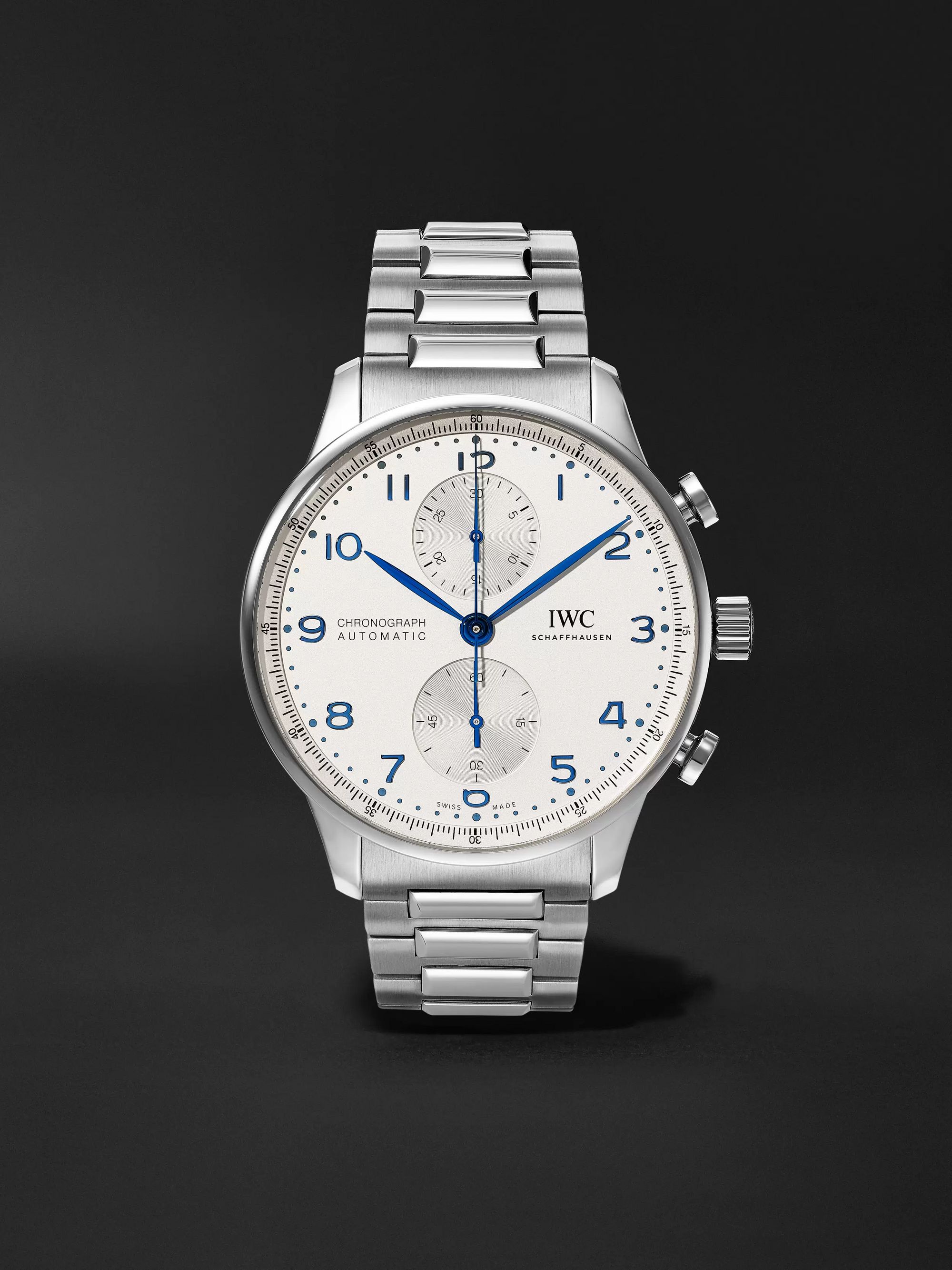 IWC SCHAFFHAUSEN Portugieser Chronograph 41mm Stainless Steel Watch, Ref. No. IW371617