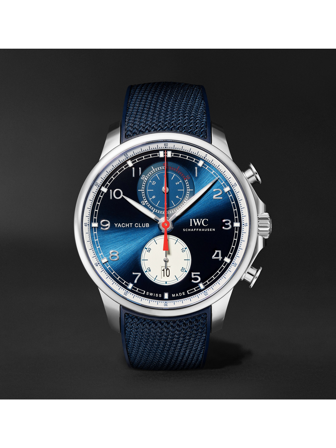 Portugieser Yacht Club Orlebar Brown Edition Automatic Chronograph 44.6mm Stainless Steel and Rubber Watch, Ref. No. IW390704
