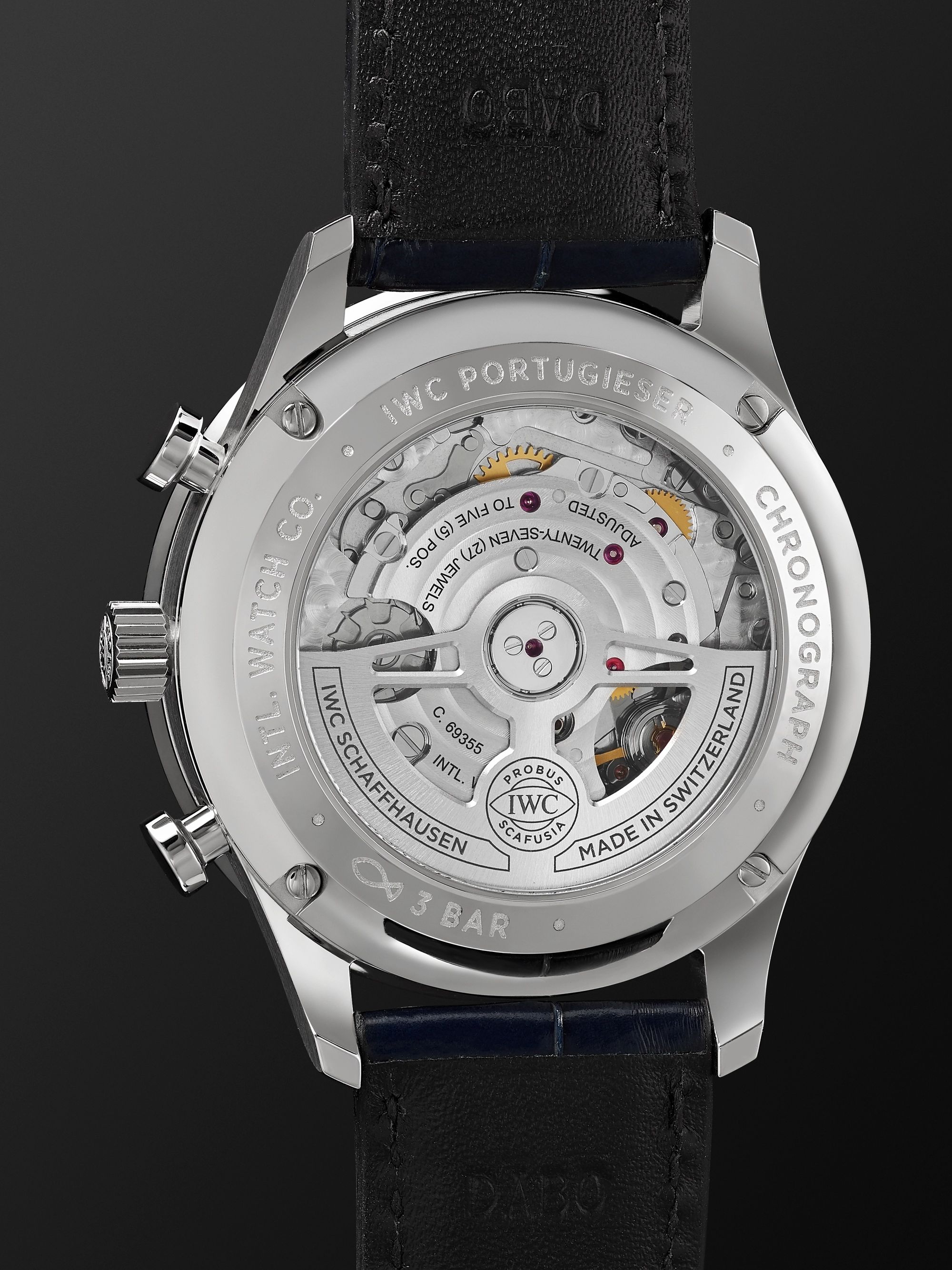 IWC SCHAFFHAUSEN Portugieser Automatic Chronograph 41mm Stainless Steel and Alligator Watch, Ref. No. IW371605