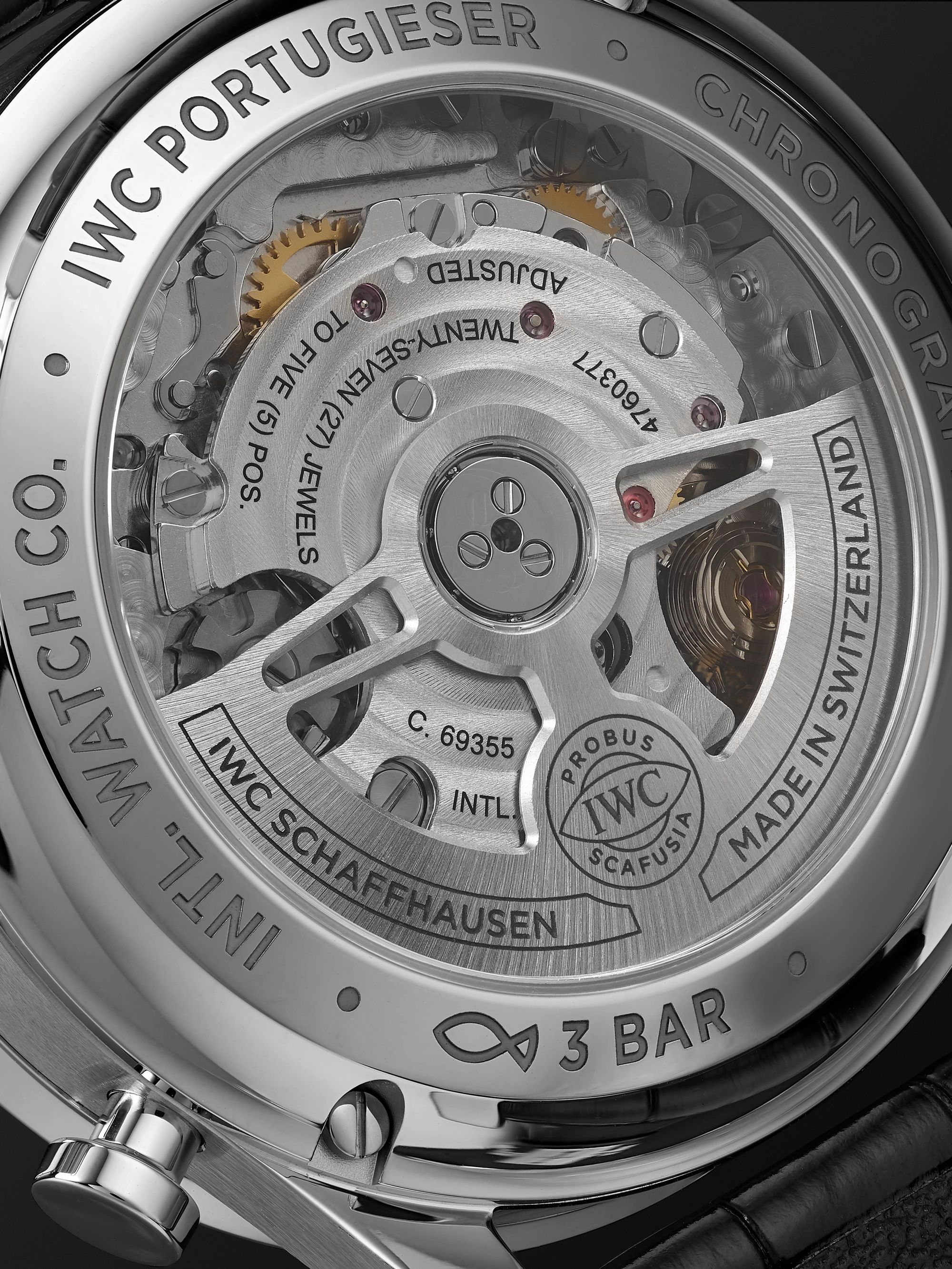 IWC SCHAFFHAUSEN Portugieser Automatic Chronograph 41mm Stainless Steel and Alligator Watch, Ref. No. IW371616