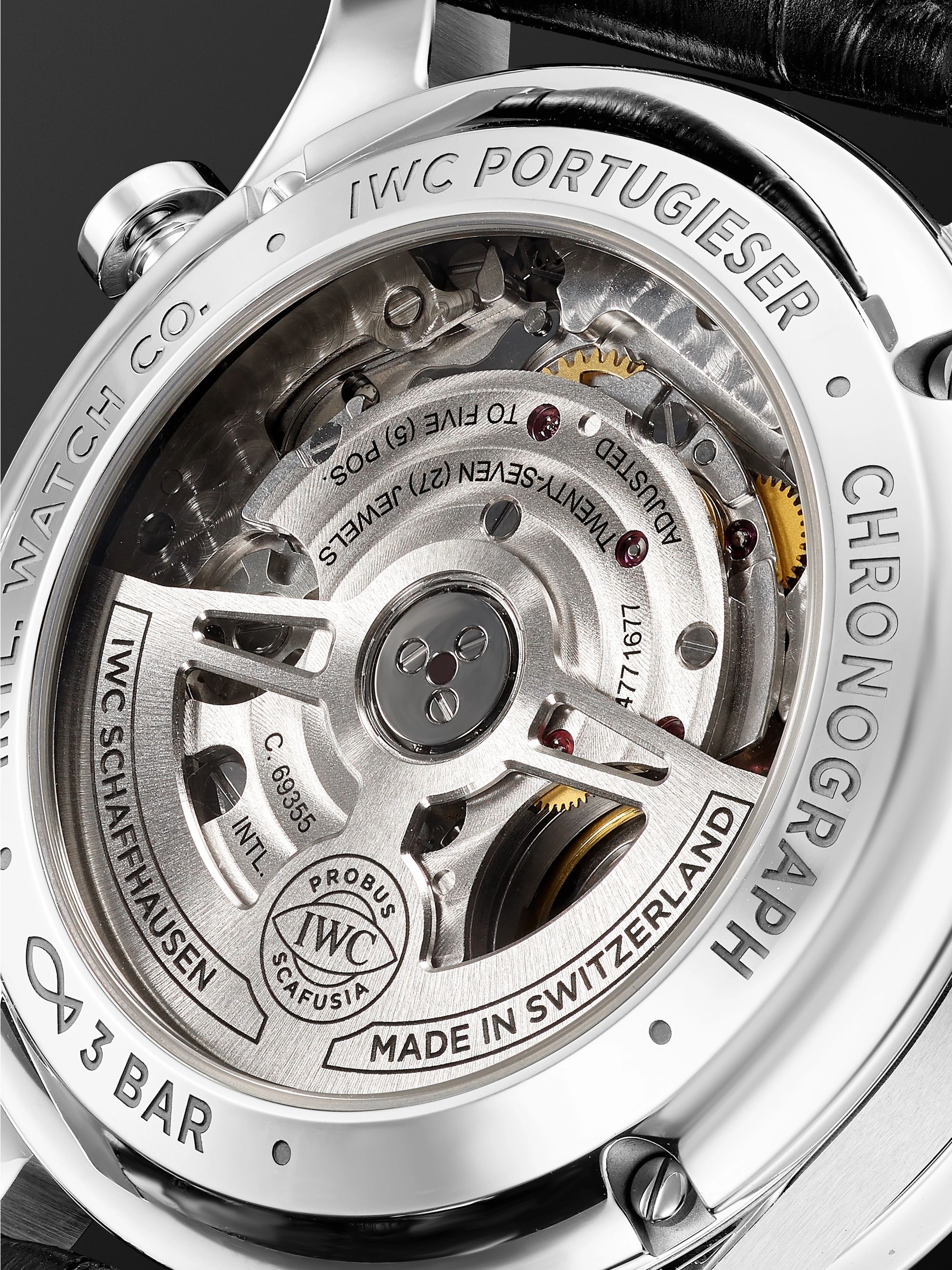 IWC SCHAFFHAUSEN Portugieser Automatic Chronograph 41mm Stainless Steel and Alligator Watch, Ref. No. IW371606