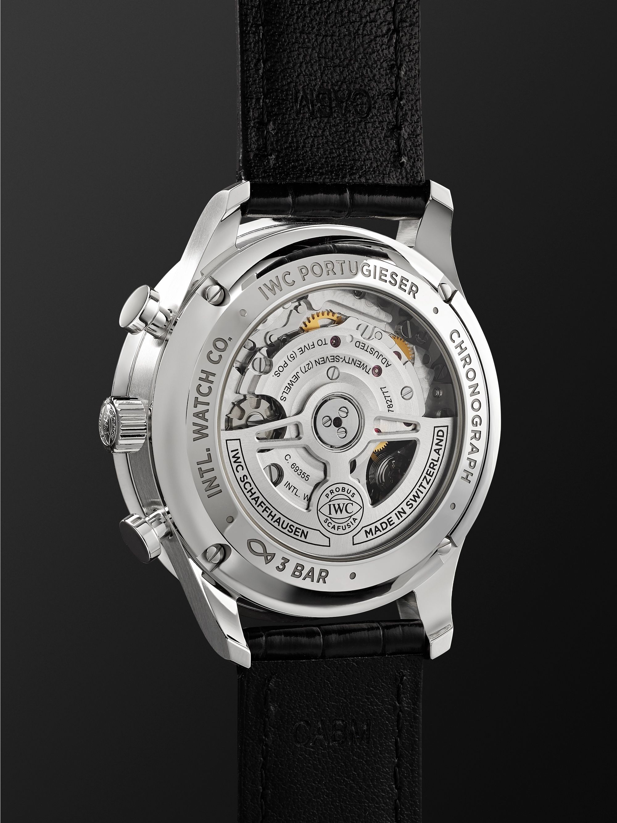 IWC SCHAFFHAUSEN Portugieser Automatic Chronograph 41mm Stainless Steel and Alligator Watch, Ref. No. IW371615