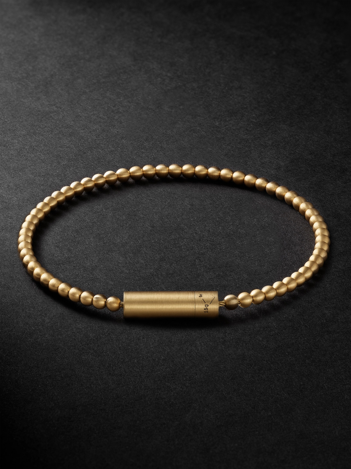 Le 15 18-Karat Gold Beaded Bracelet