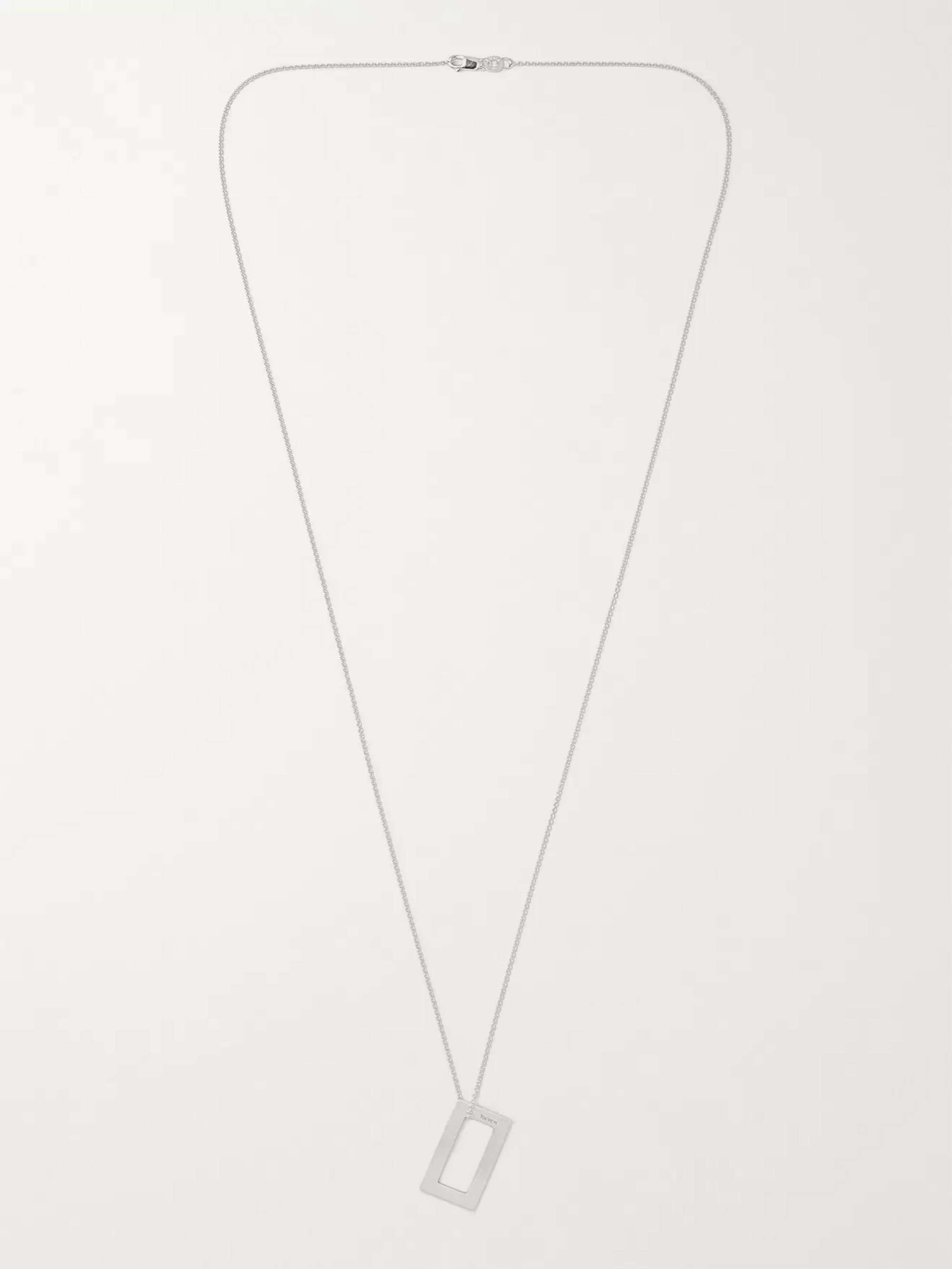 LE GRAMME 34/10ths Sterling Silver Necklace