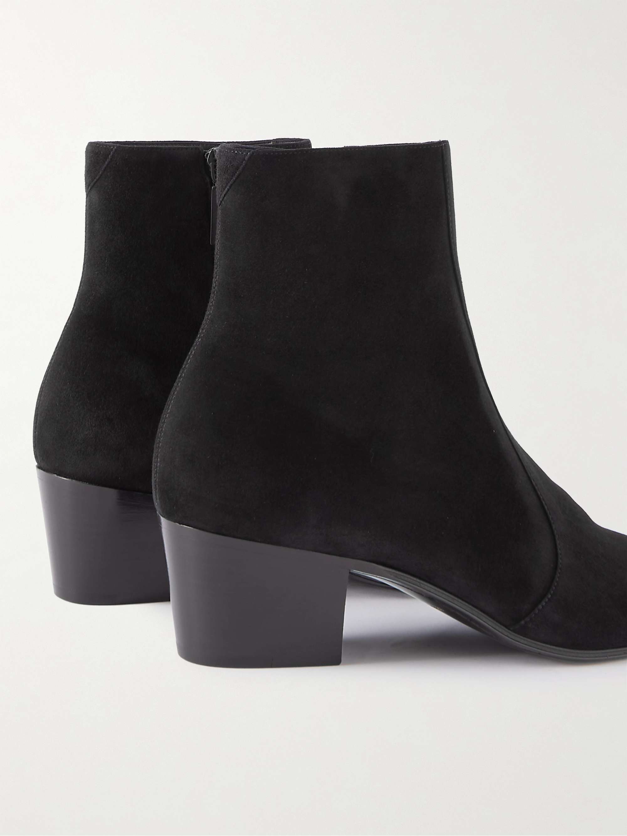 SAINT LAURENT Vassili 60 Leather Boots