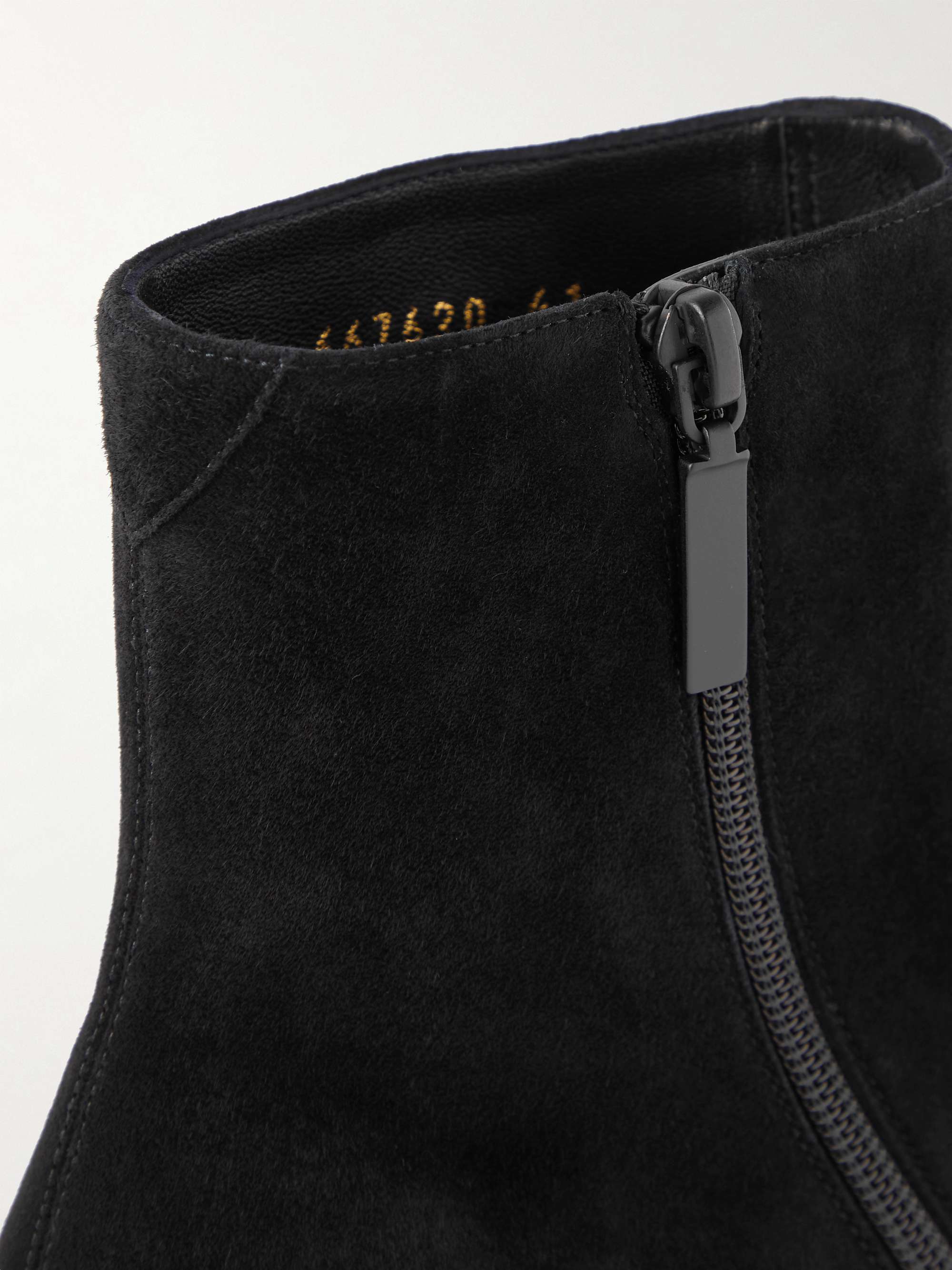 SAINT LAURENT Vassili 60 Leather Boots