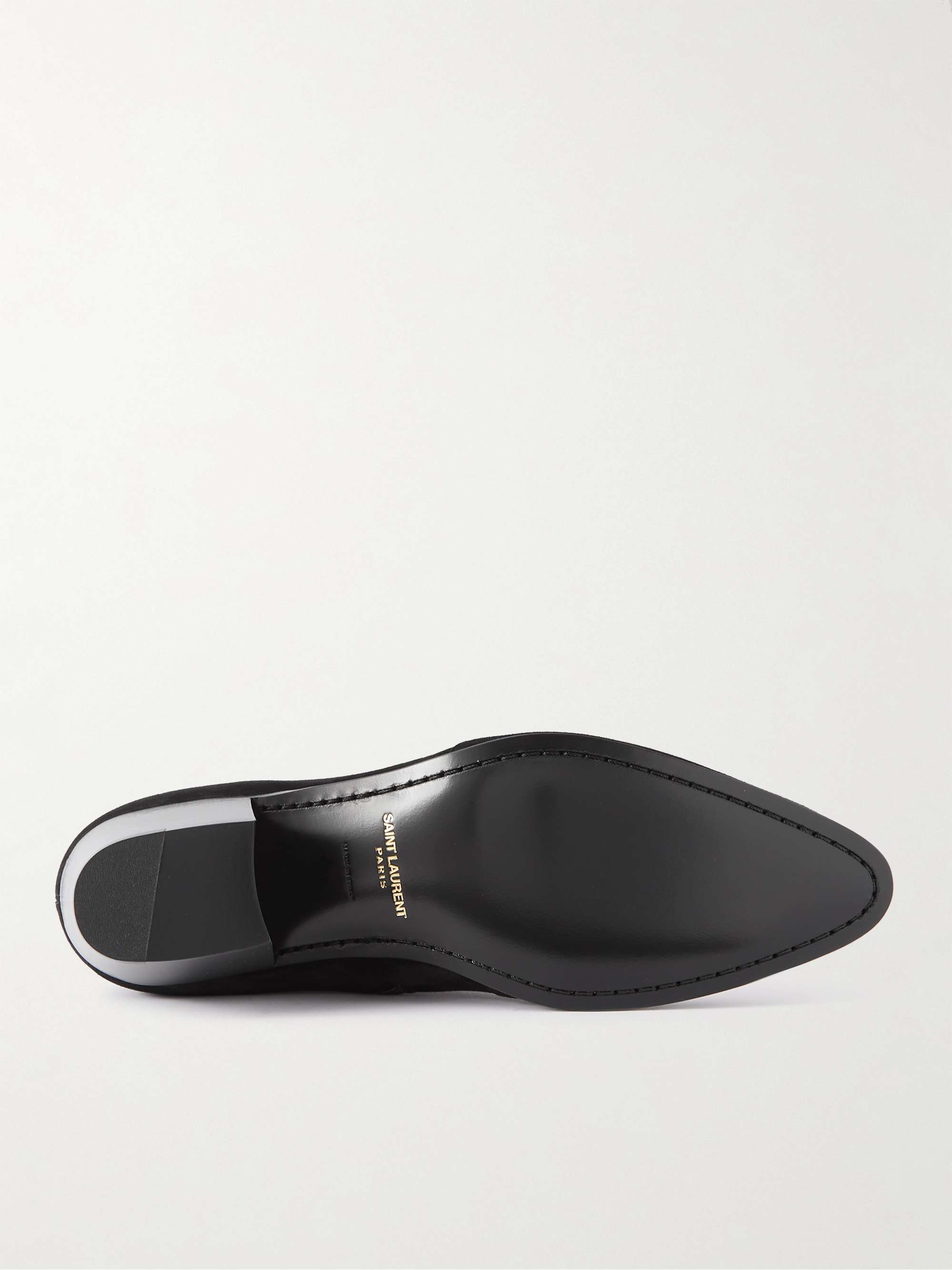 SAINT LAURENT Vassili 60 Leather Boots