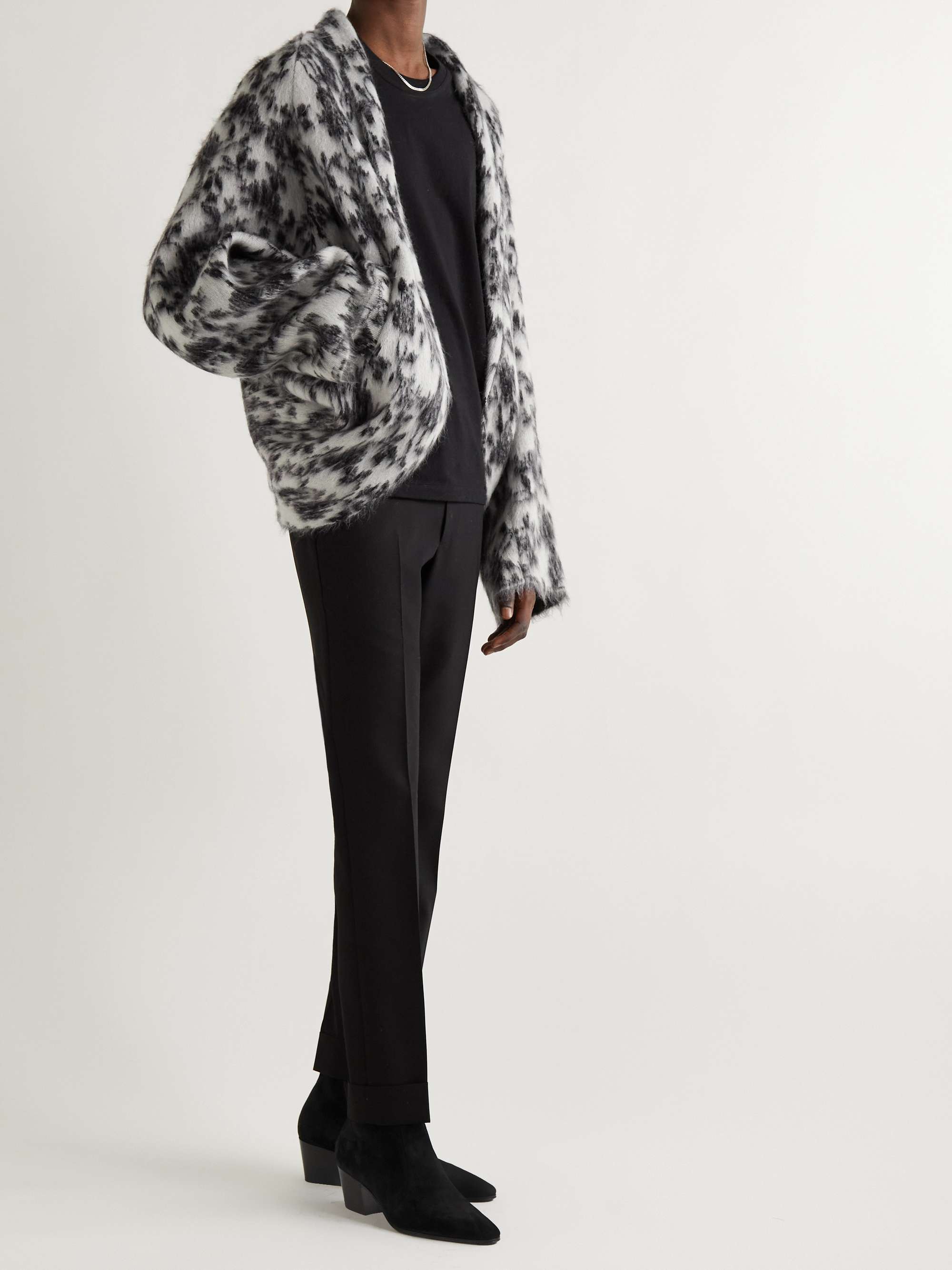 SAINT LAURENT Vassili 60 Leather Boots
