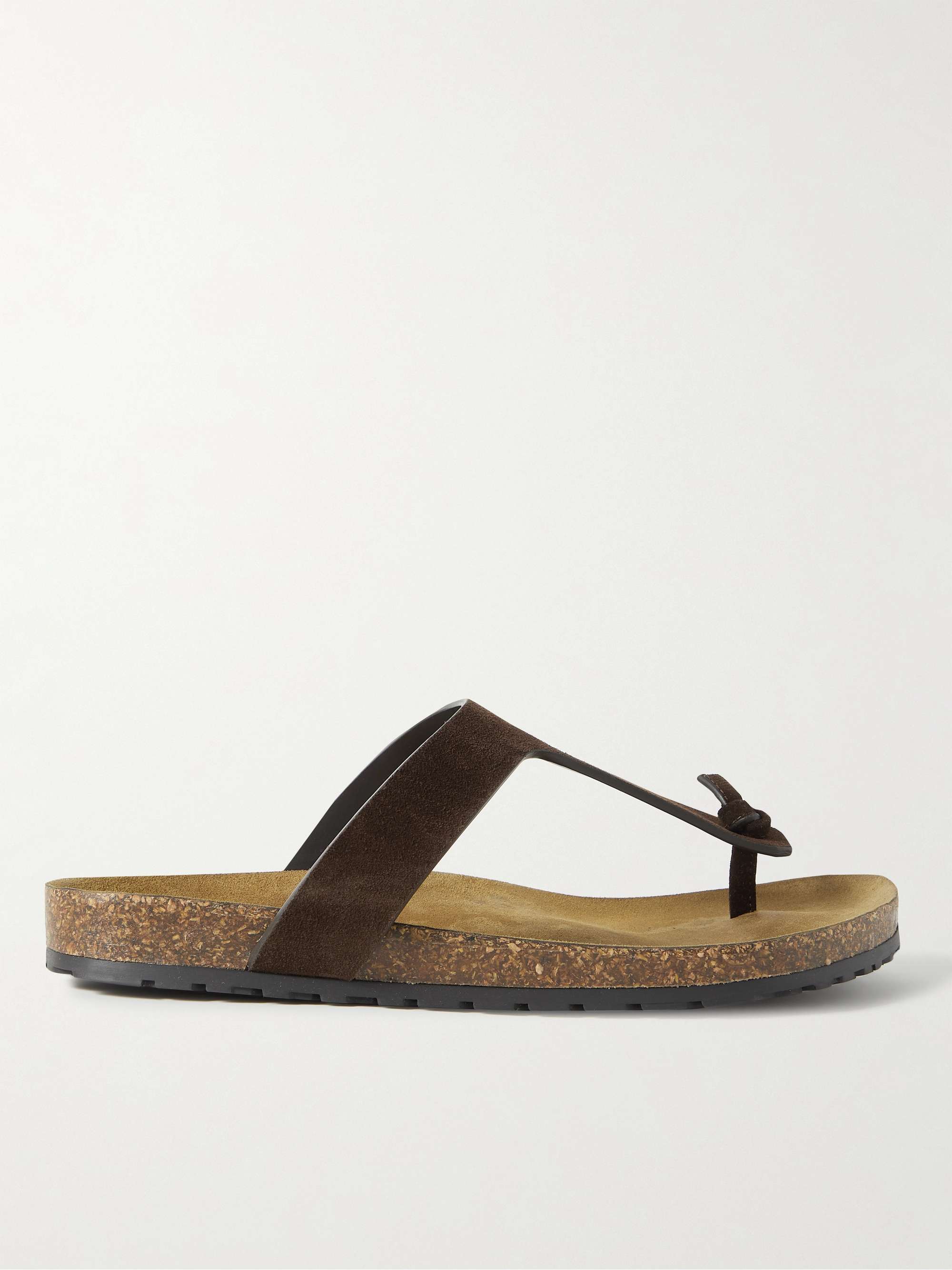 SAINT LAURENT Jimmy Suede Sandals | MR PORTER