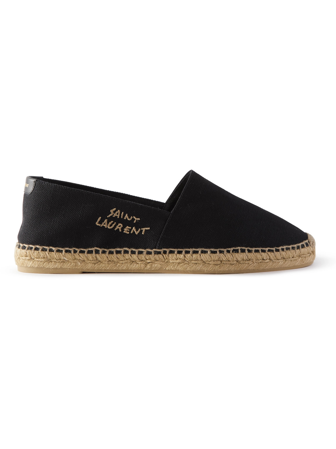 Logo-Embroidered Canvas Espadrilles