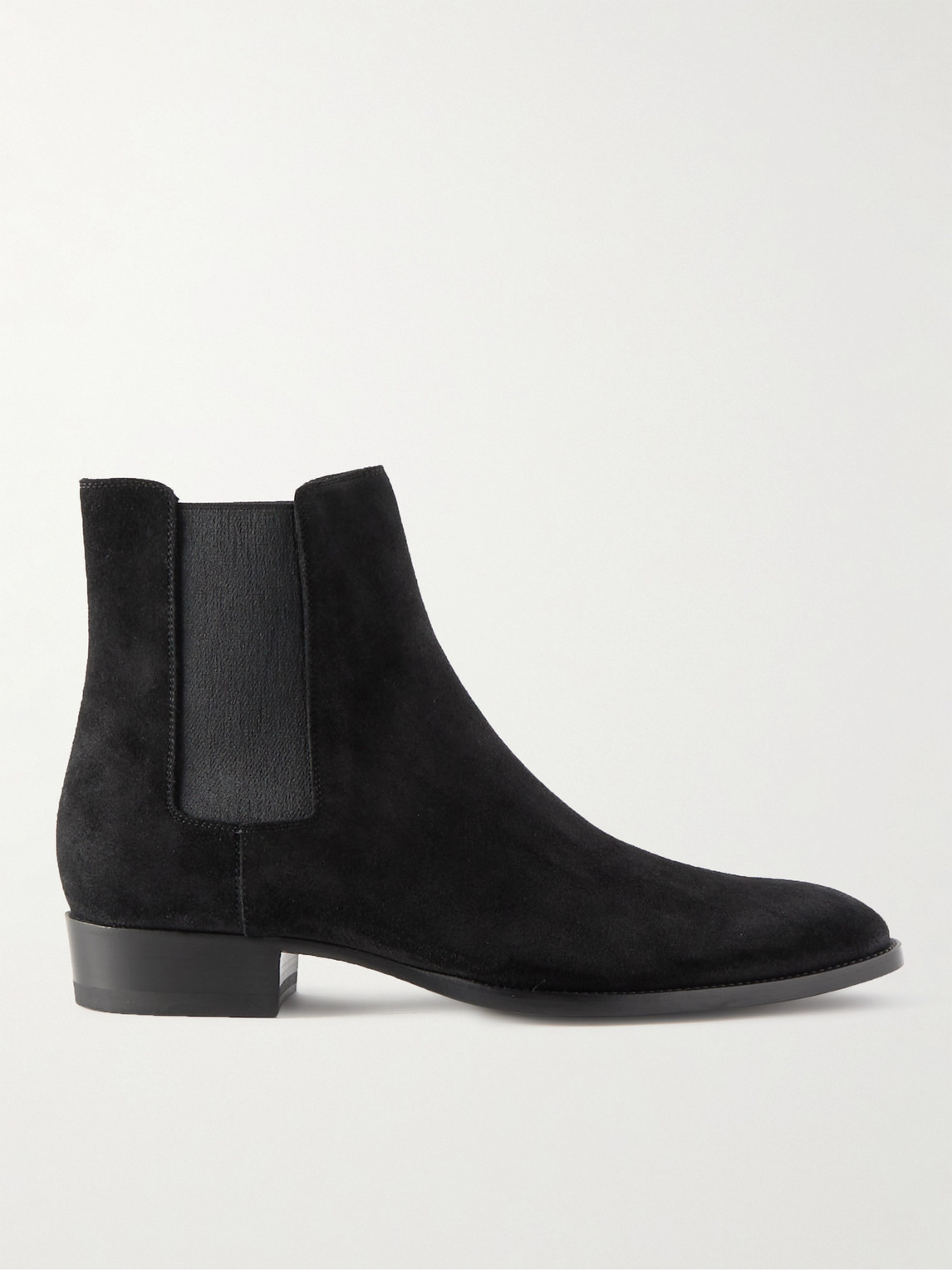 Saint Laurent Wyatt Suede Chelsea Boots - Men