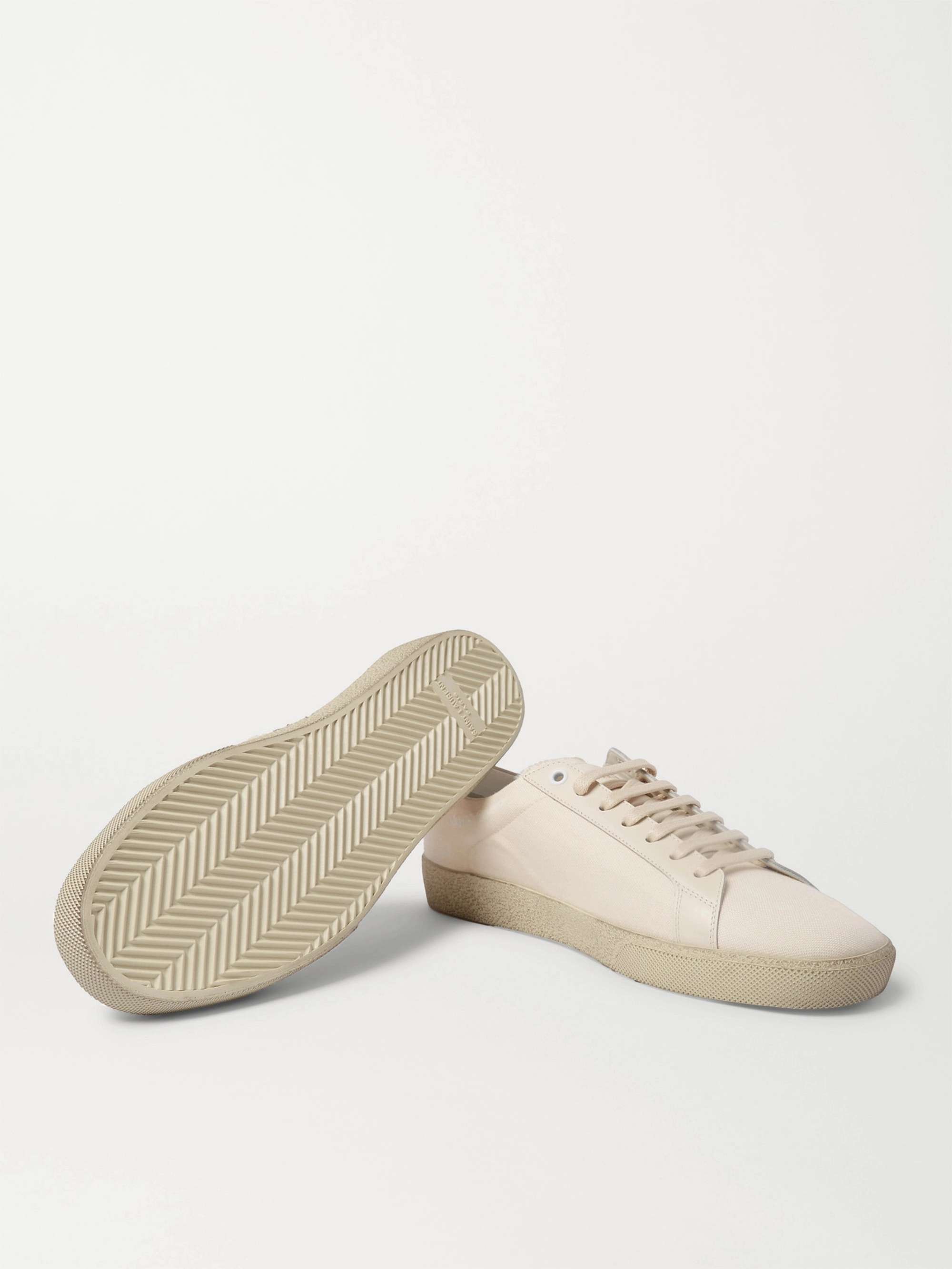 Saint laurent beige sneakers hotsell