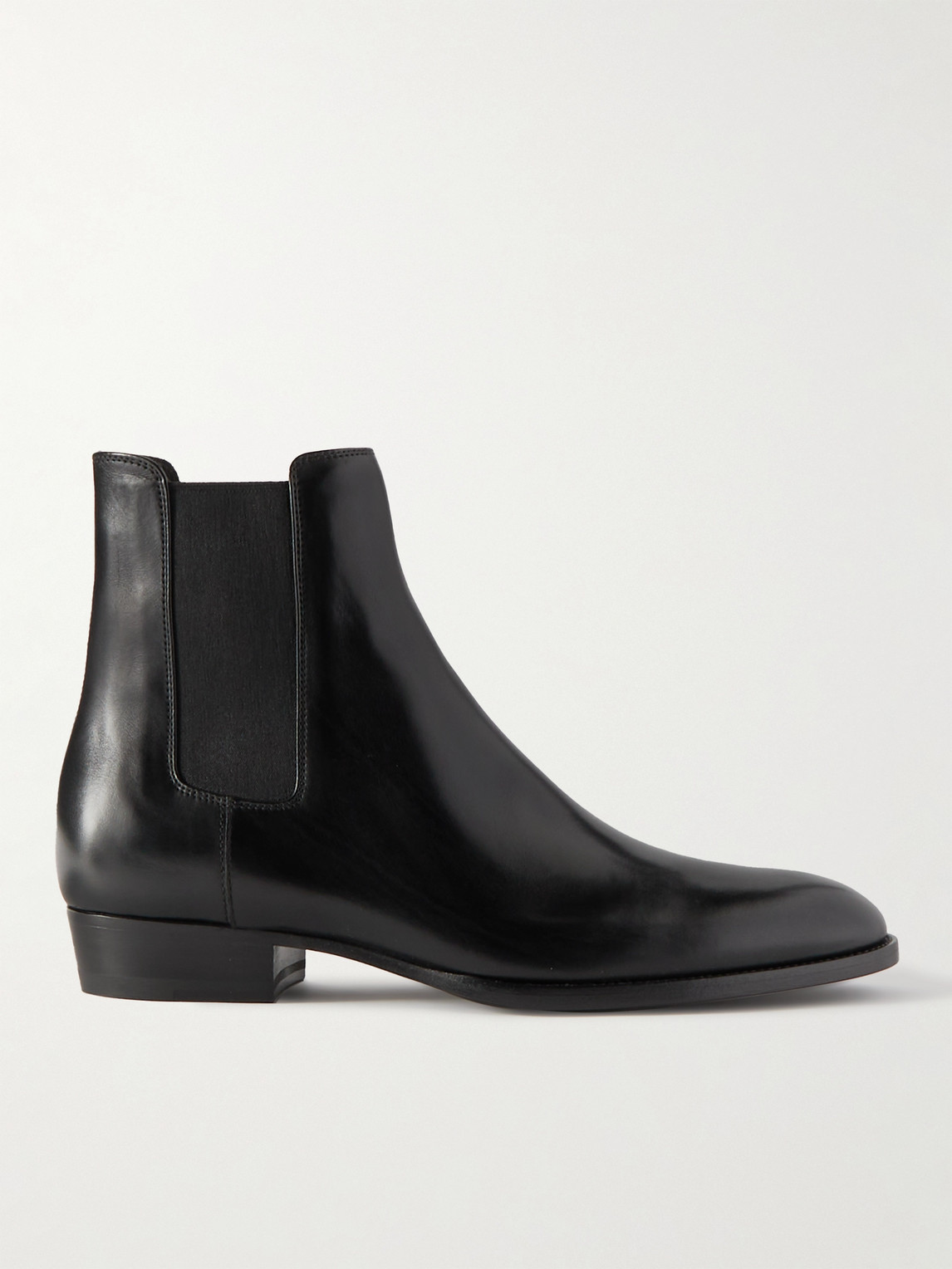 Saint Laurent Wyatt Leather Chelsea Boots - Men