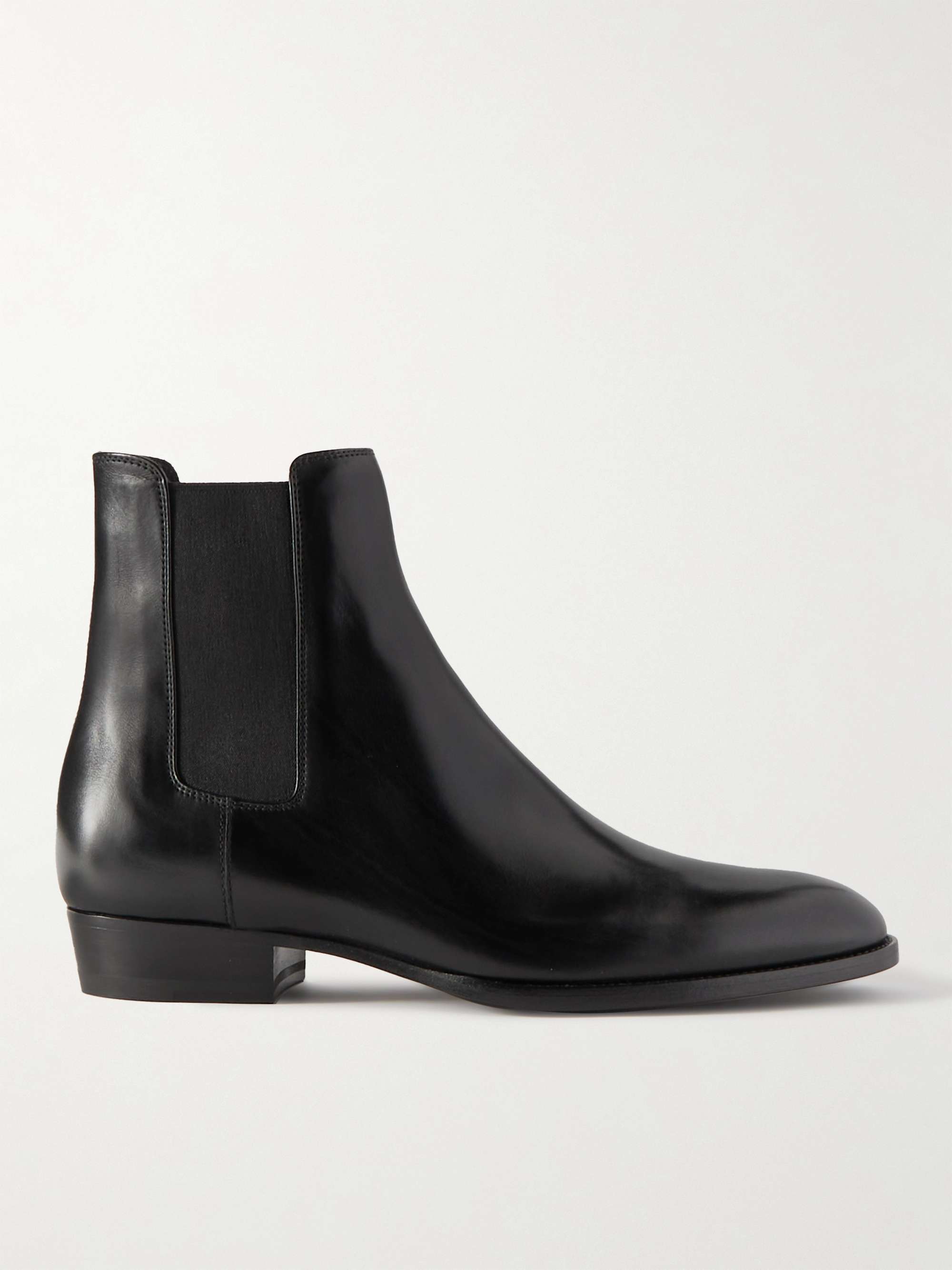 SAINT LAURENT Wyatt レザー チェルシーブーツ | ミスターポーター SAINT LAURENT Wyatt レザー チェルシーブーツ | ミスターポーター