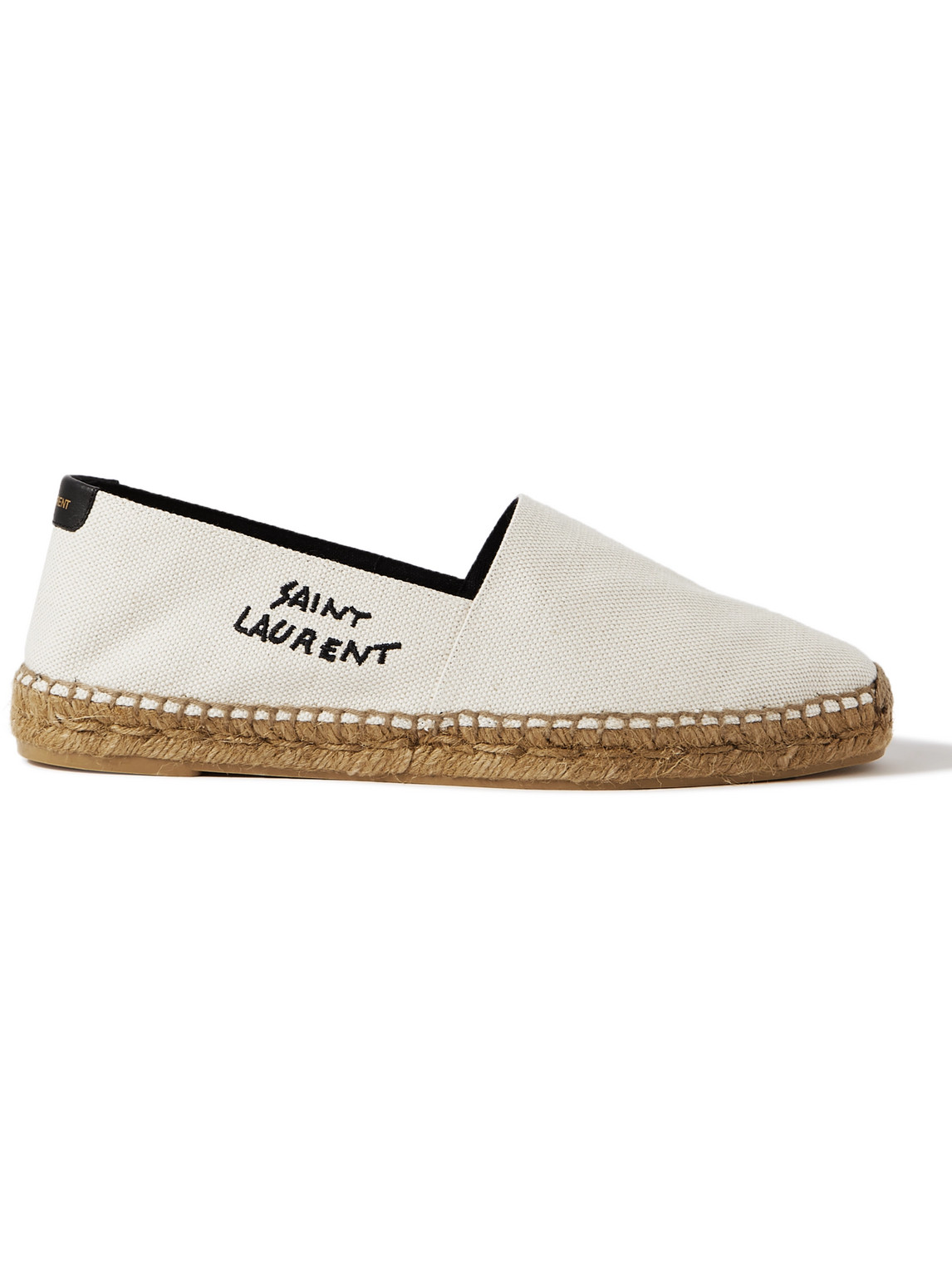 Logo-Embroidered Canvas Espadrilles