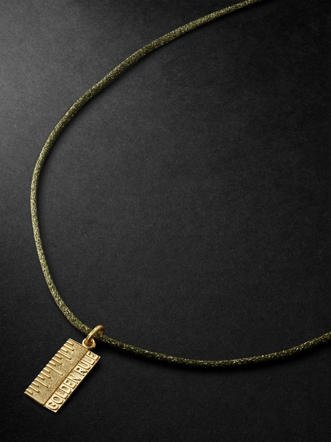 Carolina Bucci Golden Rule Gold And Lurex Necklace