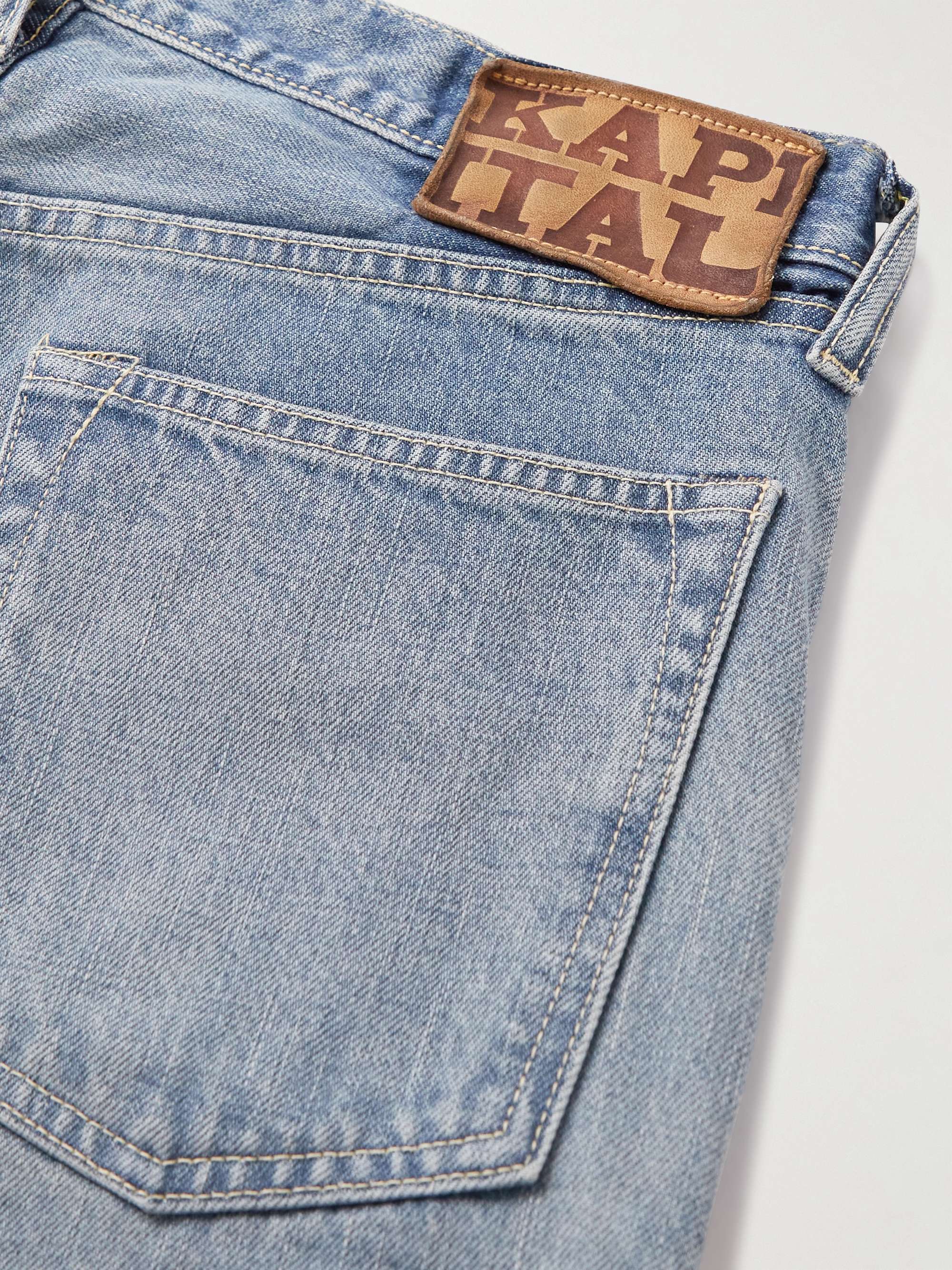 KAPITAL Straight-Leg Embellished Jeans