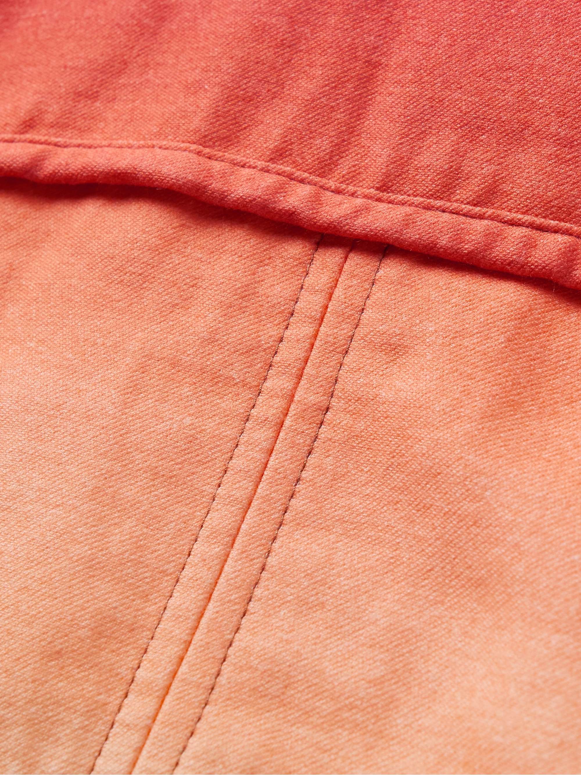 ISABEL MARANT Kisteyd Padded Ombré Cotton and Linen-Blend Jacket