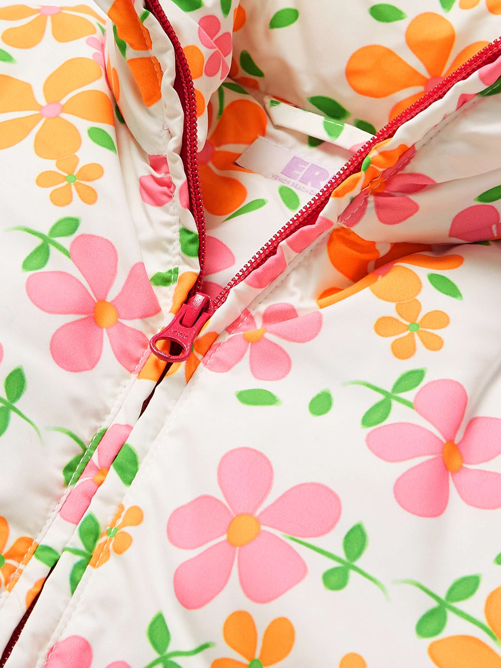 ERL KIDS Floral-Print Shell Down Jacket
