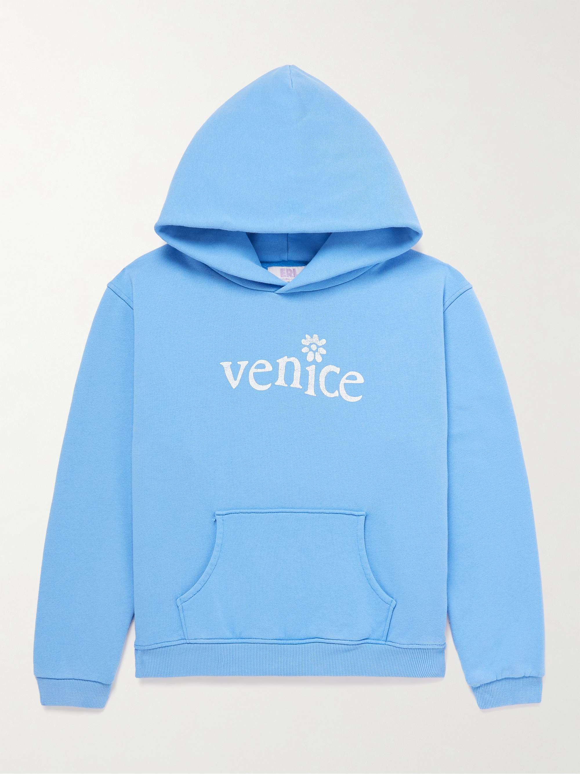Venice Printed Cotton-Blend Jersey Hoodie
