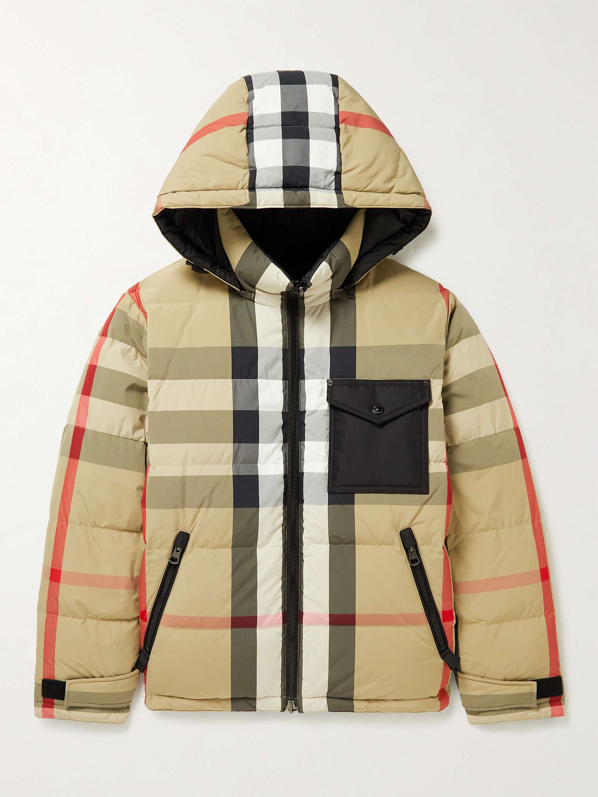 BURBERRY Reversible Checked Quilted Shell Down Hooded Jacket | MR PORTER