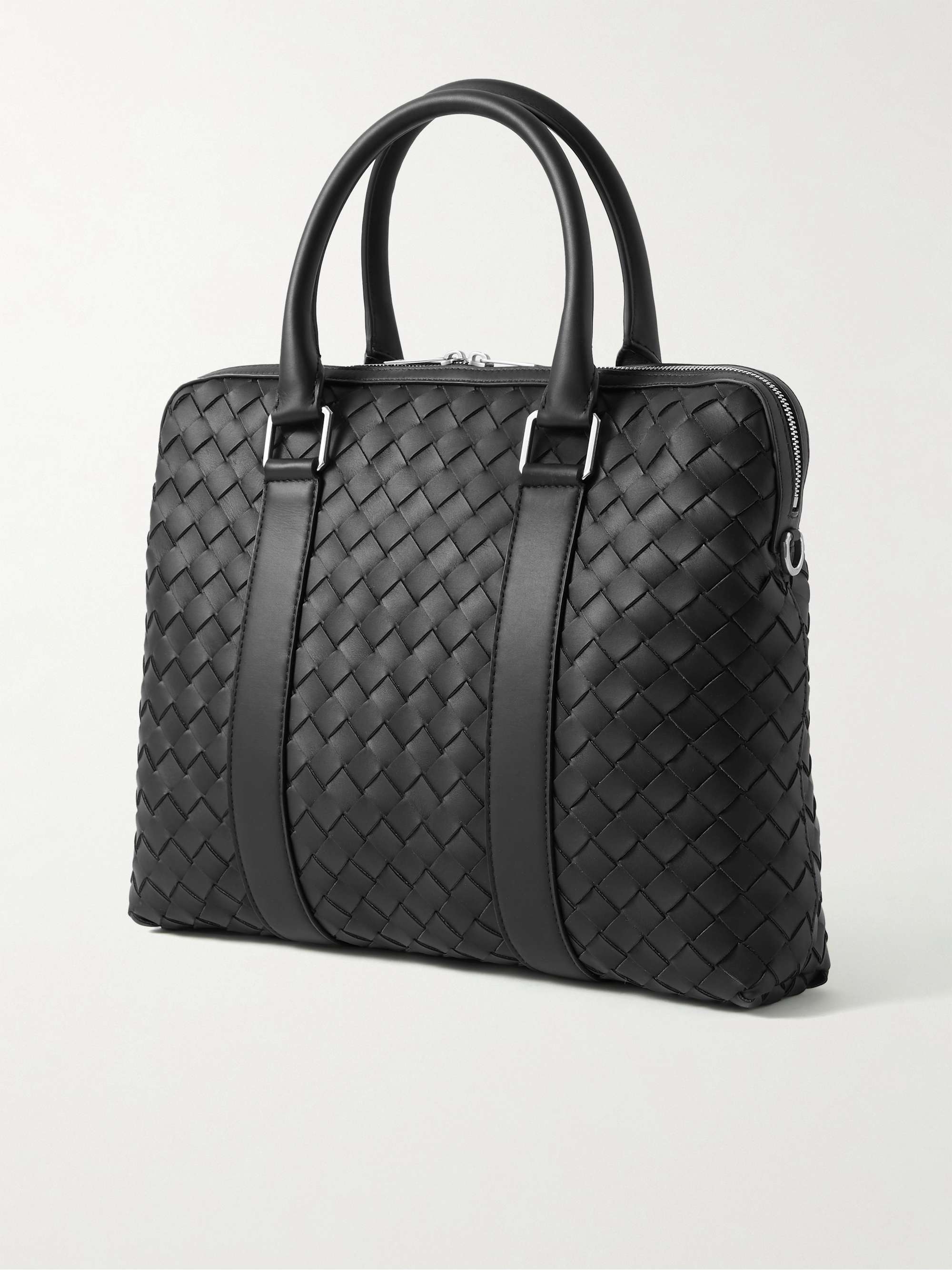 BOTTEGA VENETA Intrecciato Leather Briefcase