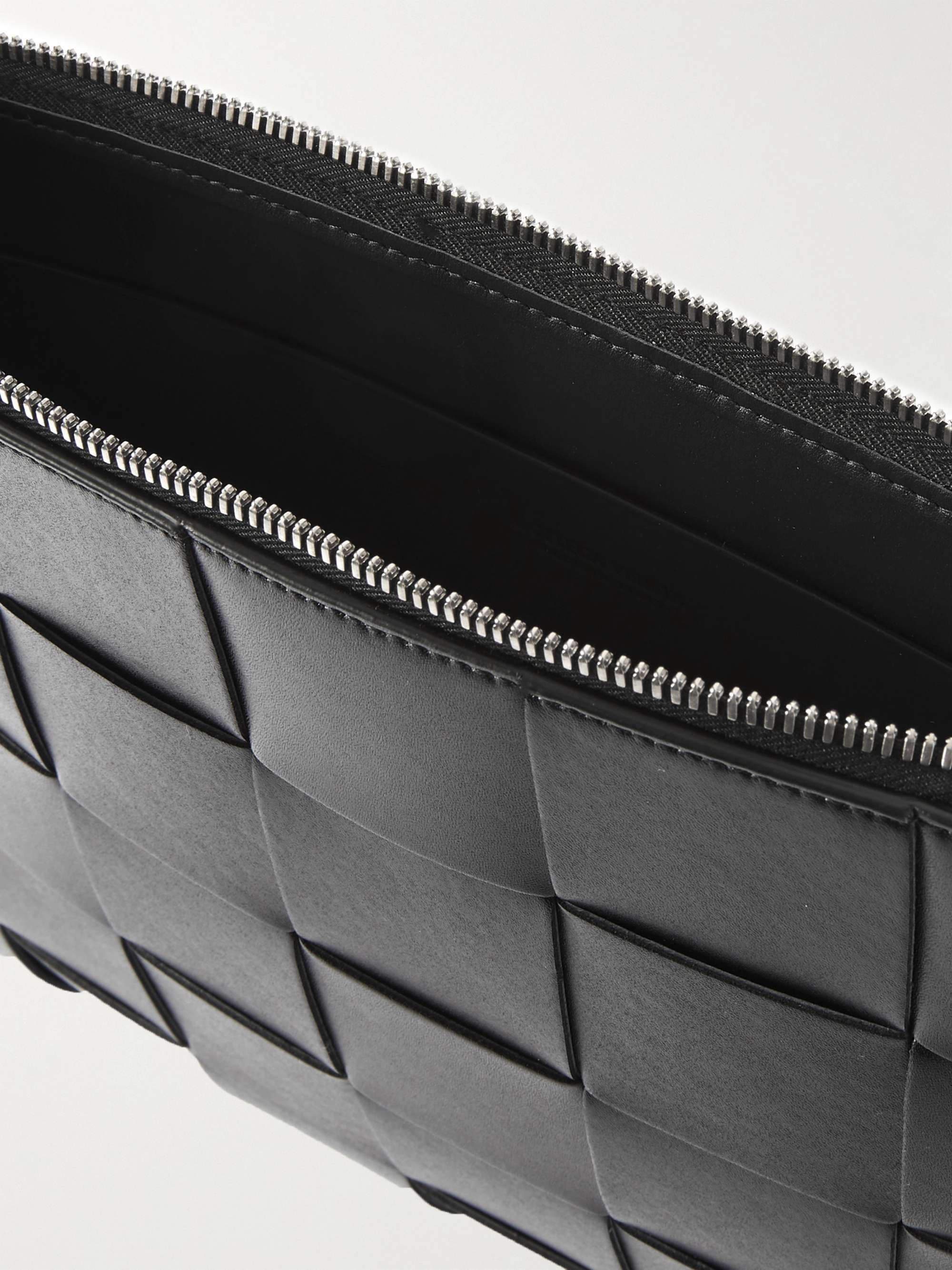 BOTTEGA VENETA Large Intrecciato Leather Pouch