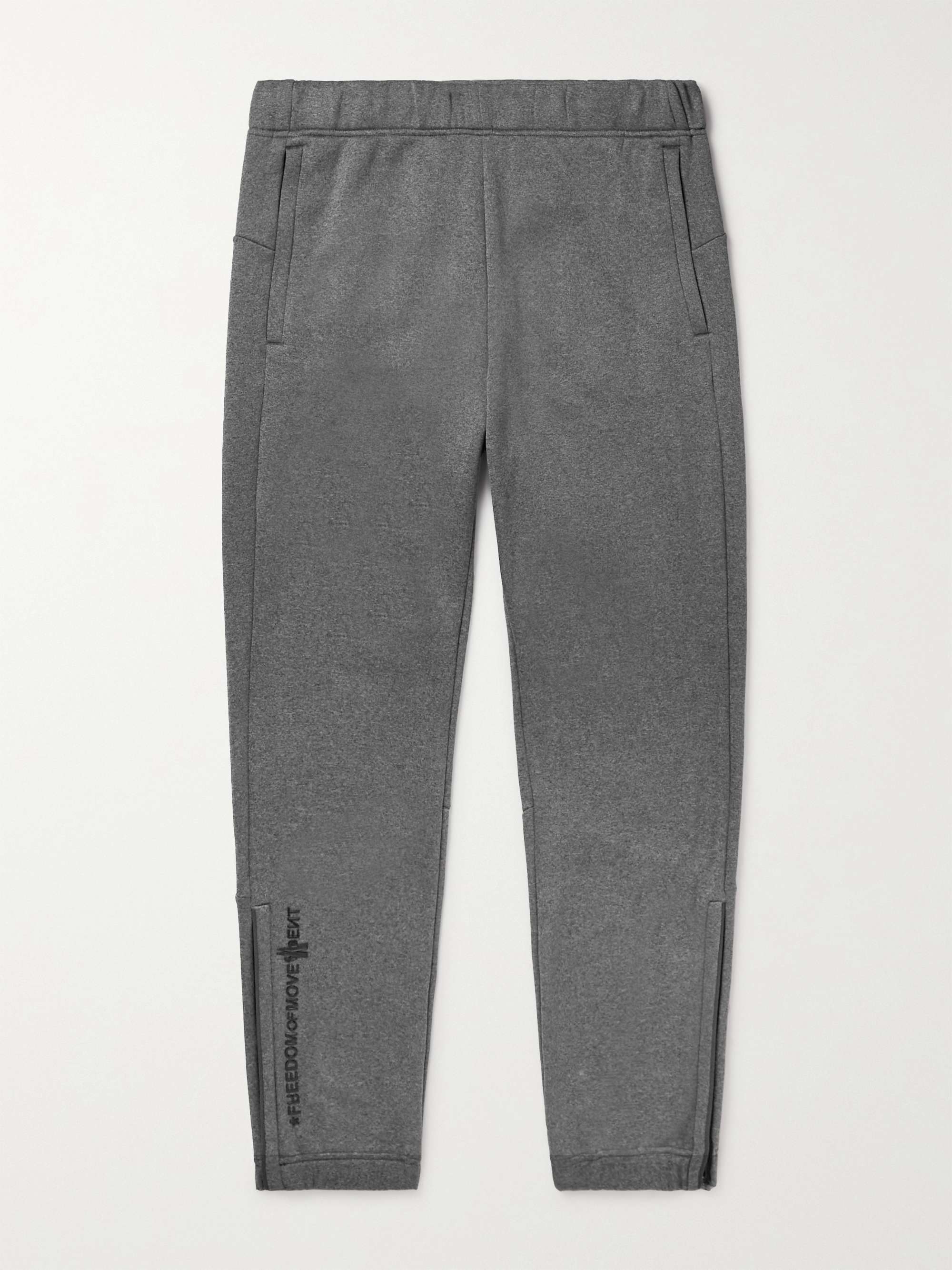 MONCLER GRENOBLE Tapered Logo-Print Jersey Sweatpants