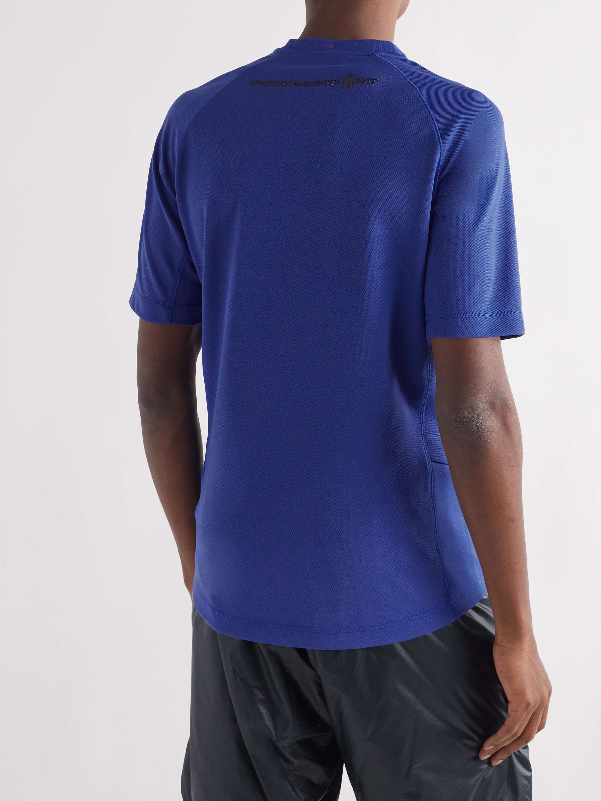 MONCLER GRENOBLE Logo-Appliquéd Stretch-Jersey T-Shirt