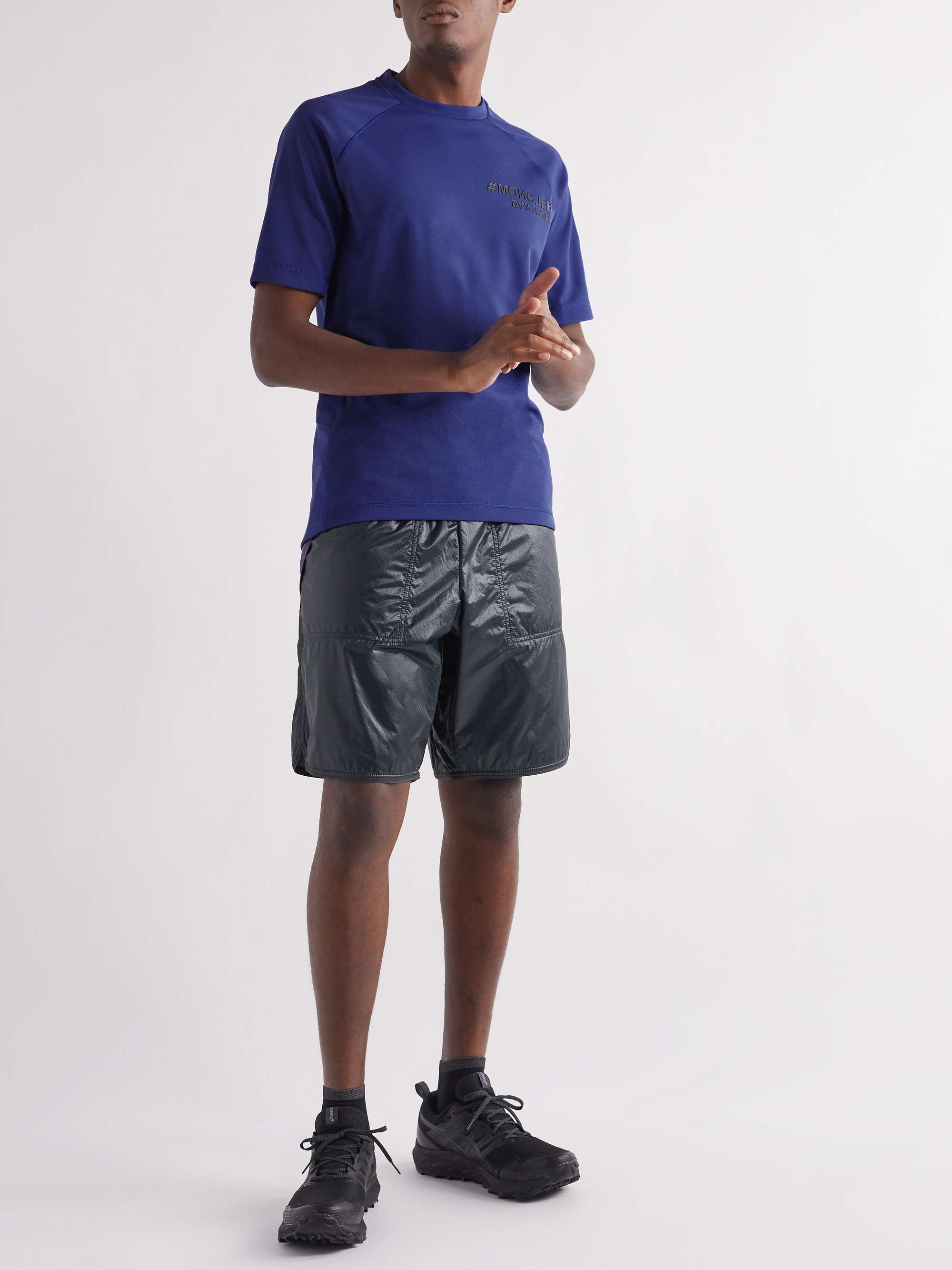 MONCLER GRENOBLE Logo-Appliquéd Stretch-Jersey T-Shirt