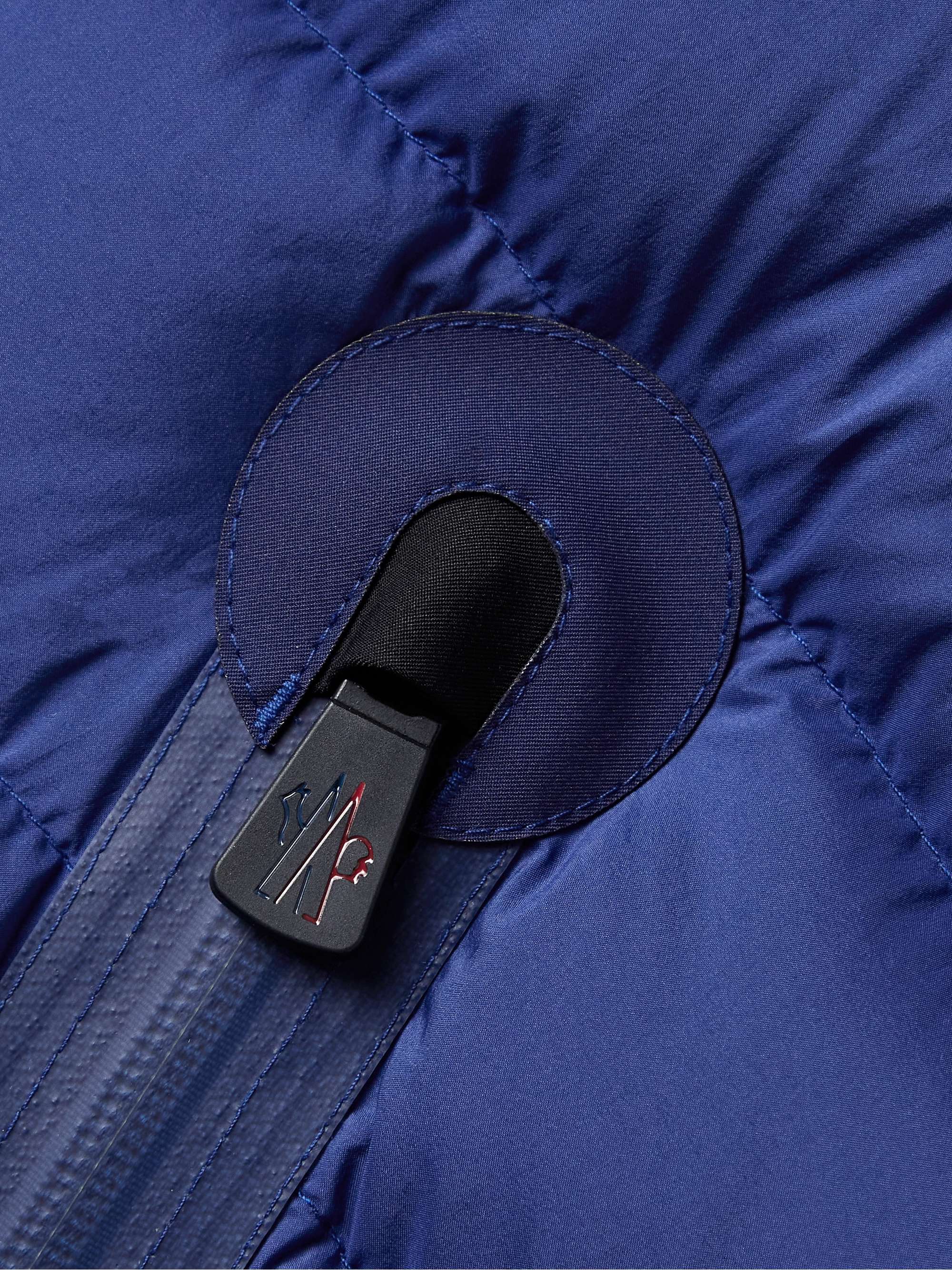 MONCLER GRENOBLE Barnave Logo-Appliquéd Quilted Shell Hooded Jacket