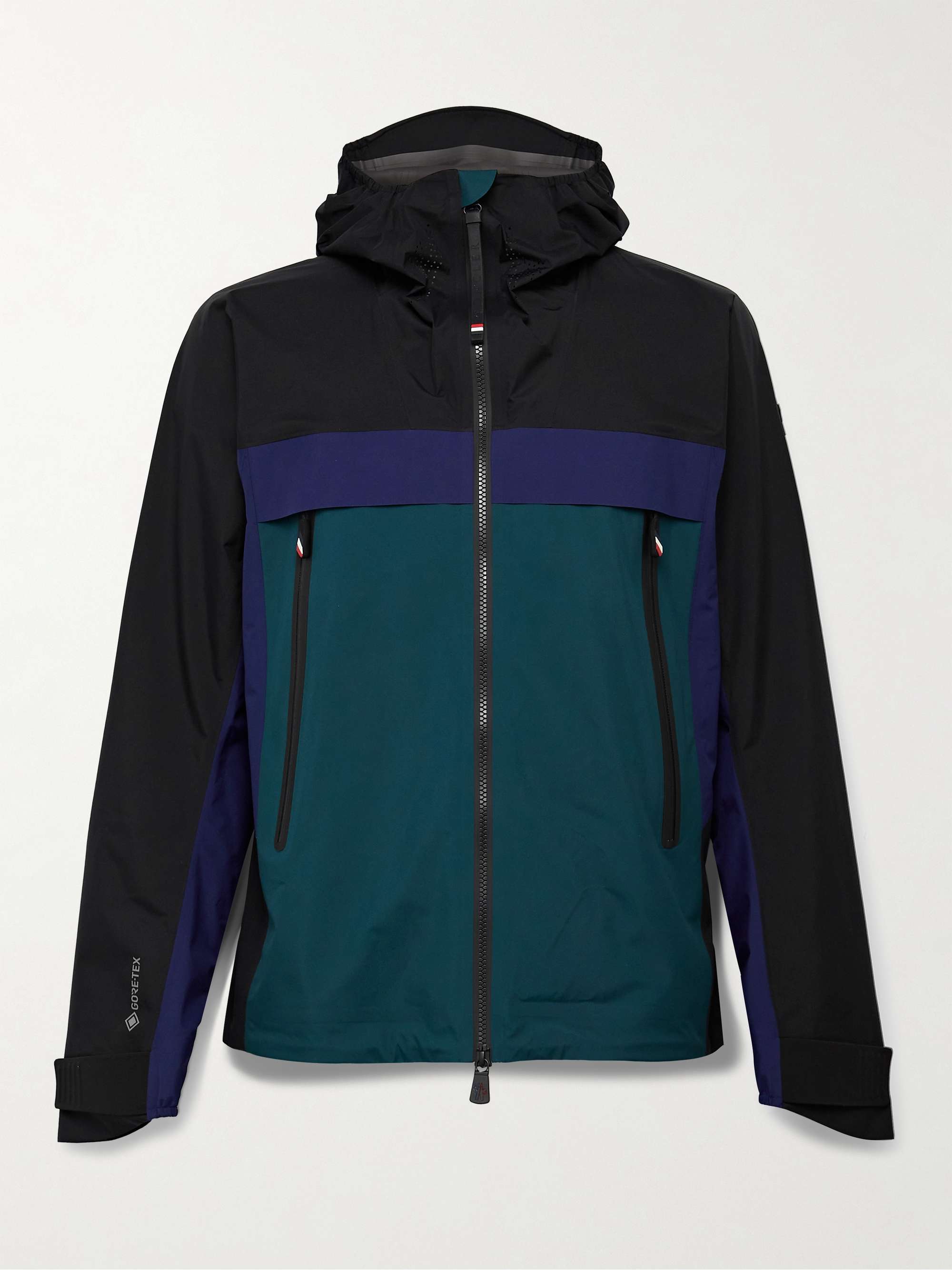MONCLER GRENOBLE Villair Colour-Block 2L GORE-TEX PACLITE® Hooded Jacket