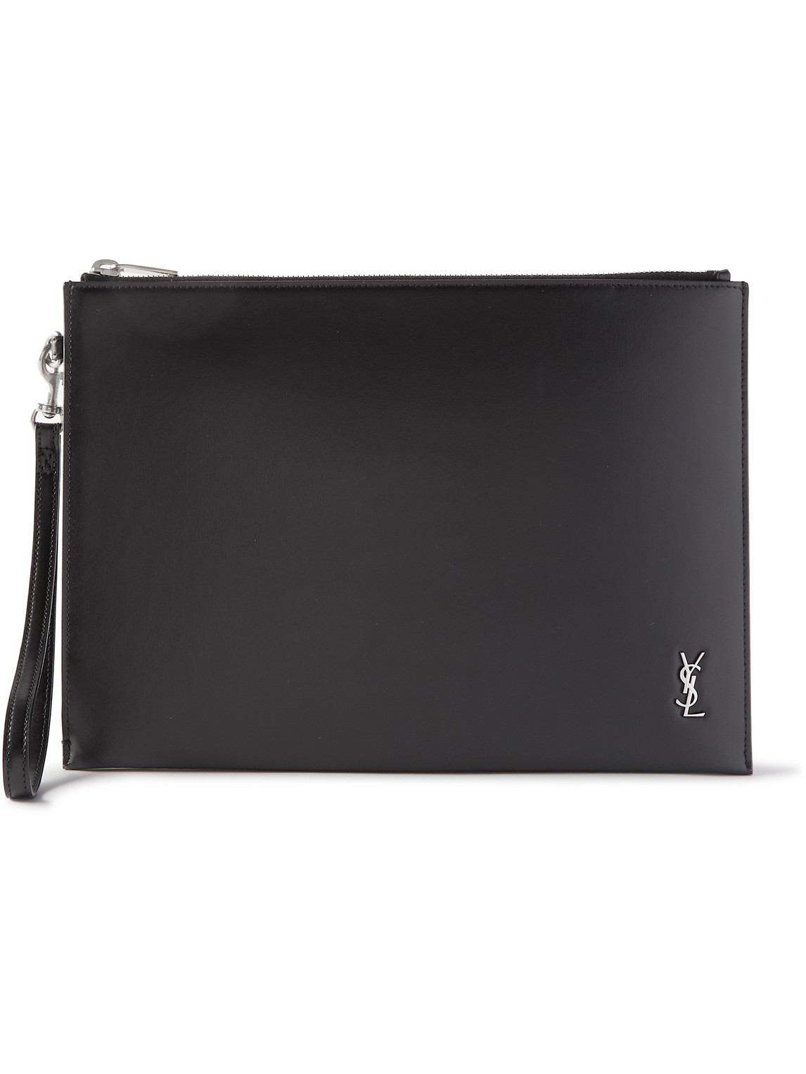 Saint Laurent Tablet Holder Tiny Cassandre Small Bags In Black