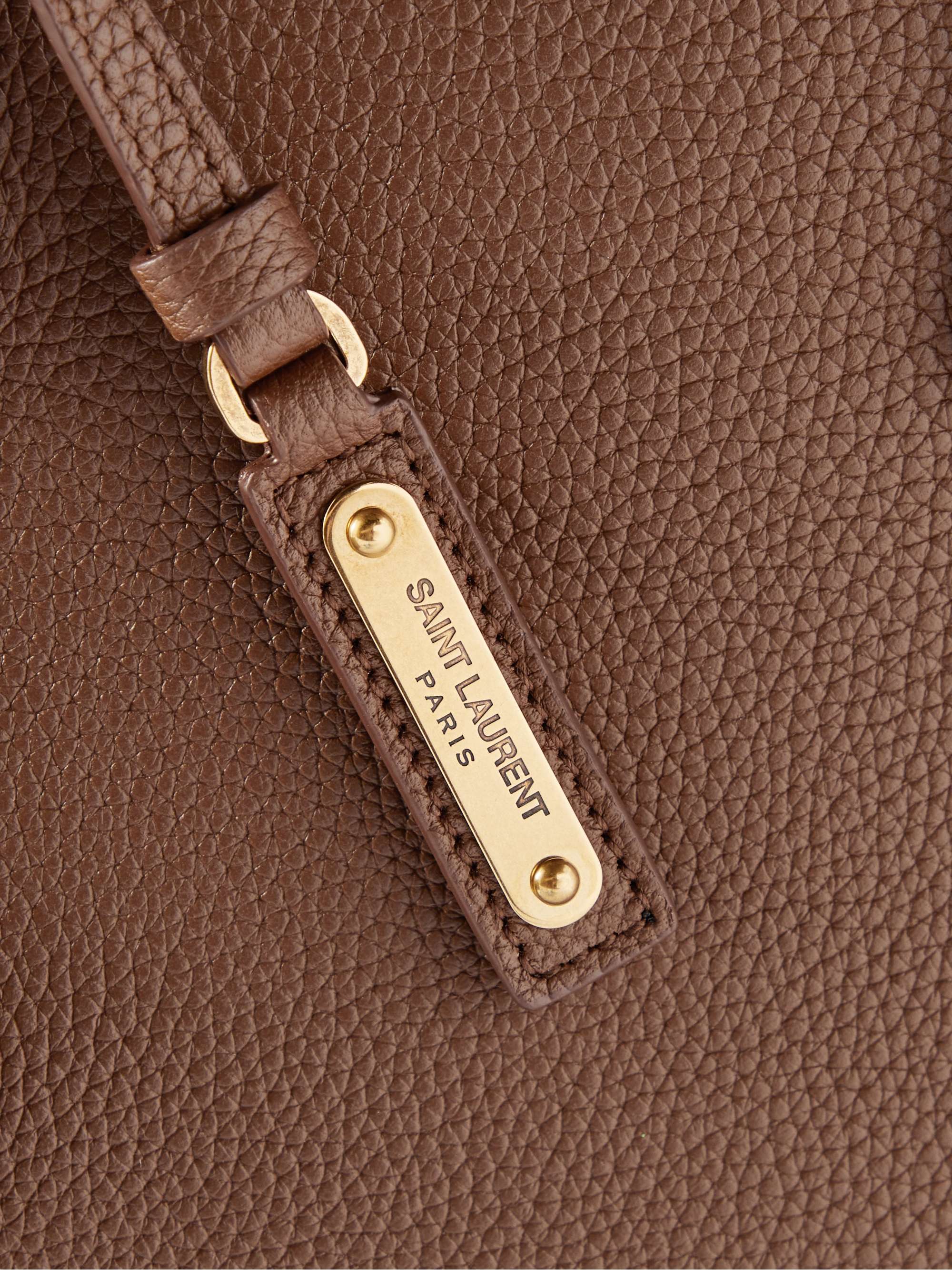 SAINT LAURENT Sac de Jour Large Full-Grain Leather Tote Bag