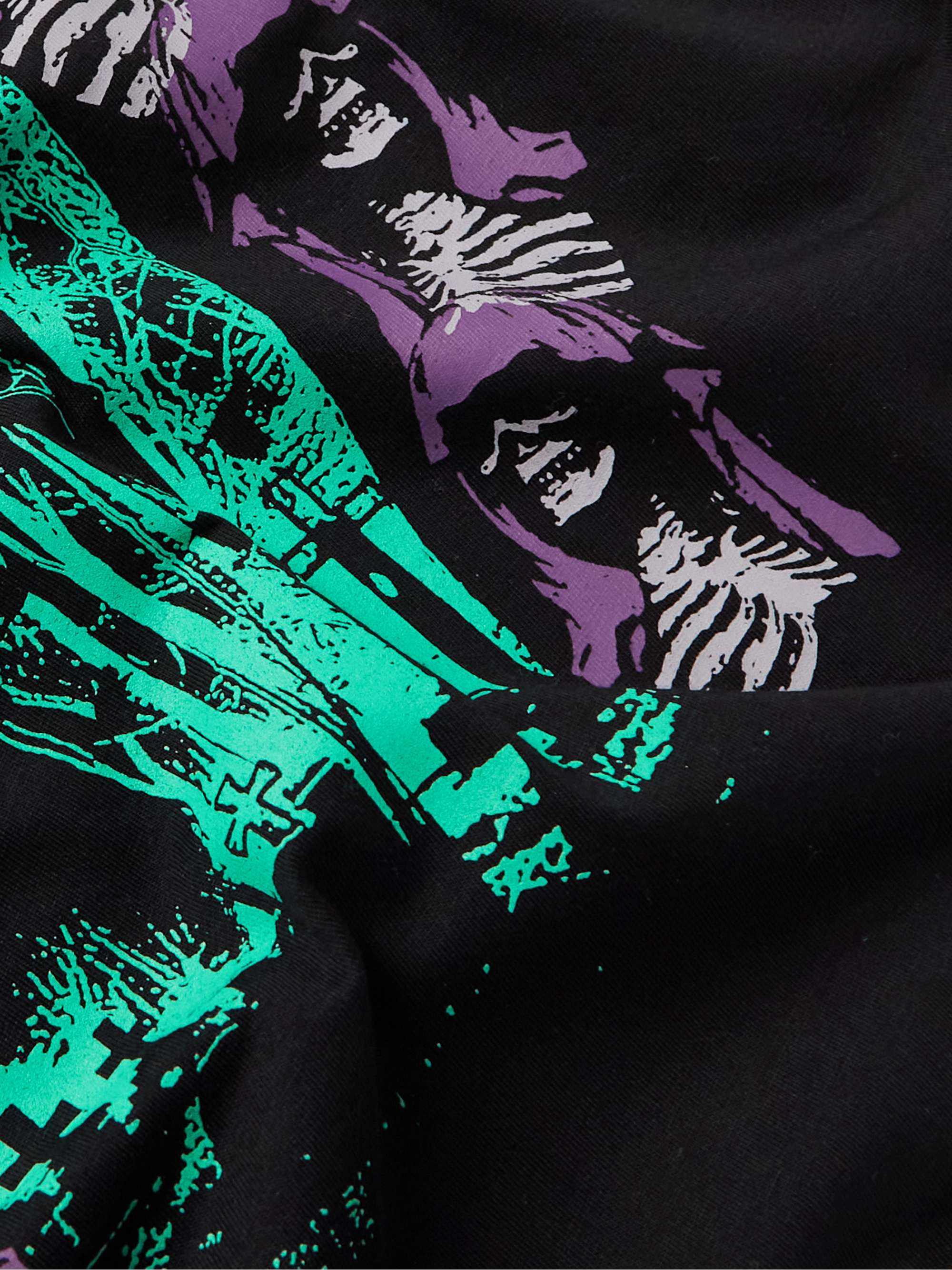 RAF SIMONS Oversized Printed Cotton-Jersey T-Shirt