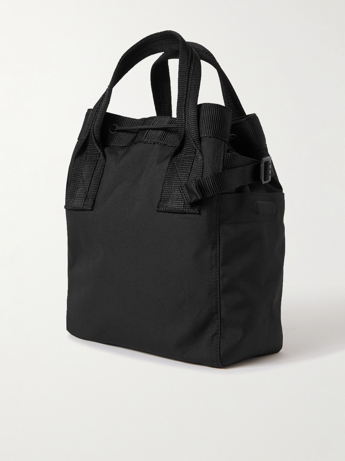 Shop Balenciaga Army Small Recycled Canvas Tote Bag In Black