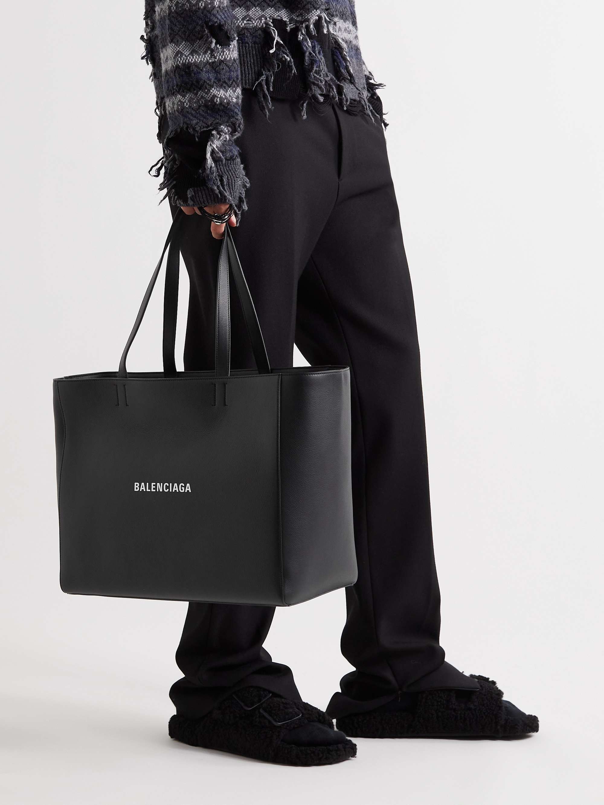 Balenciaga Men's Everyday East-West Tote Bag - Black - Totes