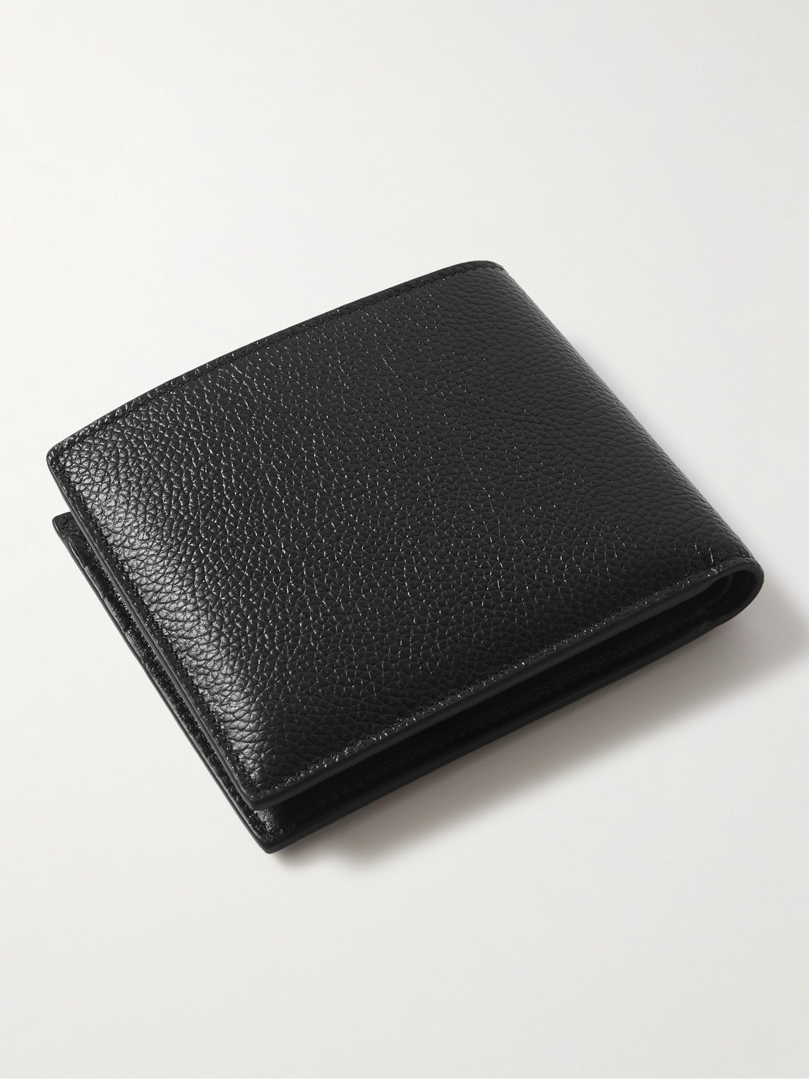 Logo-Print Full-Grain Leather Billfold Wallet — 2
