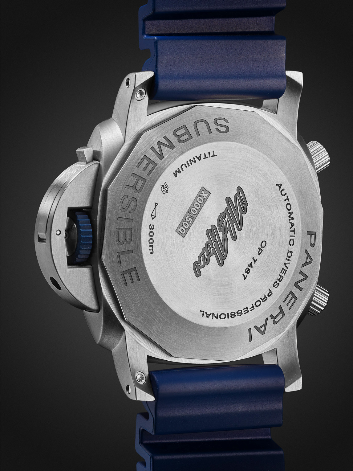  Panerai - Submersible Mike Horn Limited Edition Automatic Flyback Chronograph 47mm Titanium And Rubber Watch, Ref. No. Pam01291 - Men - Blue 