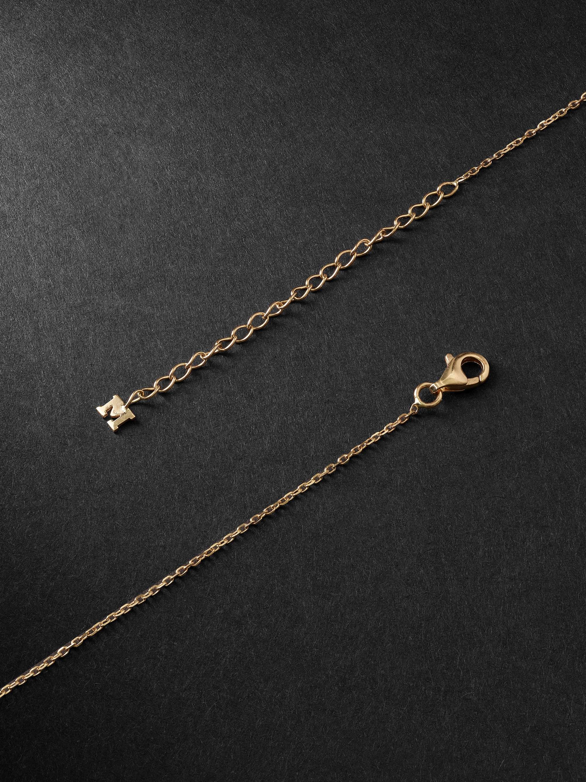 MATEO Gold Diamond Pendant Necklace